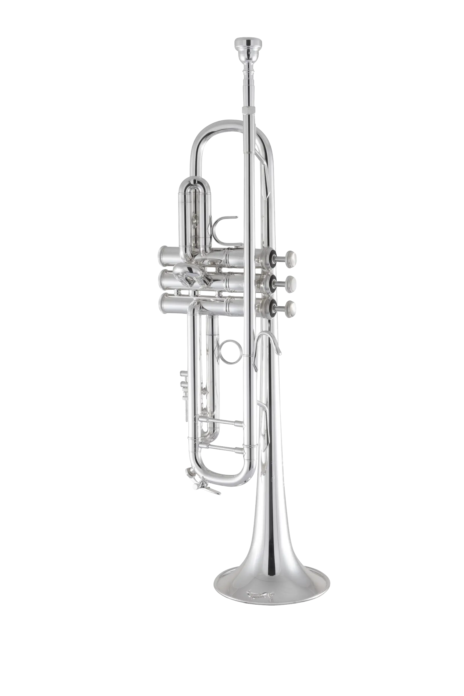180S43 Bach Professional Silver Trumpet In Fr Vr Fs - zoomed in