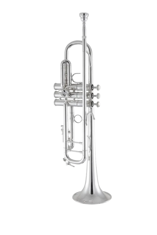 180S43 Bach Professional Silver Trumpet In Fr Vr Fs