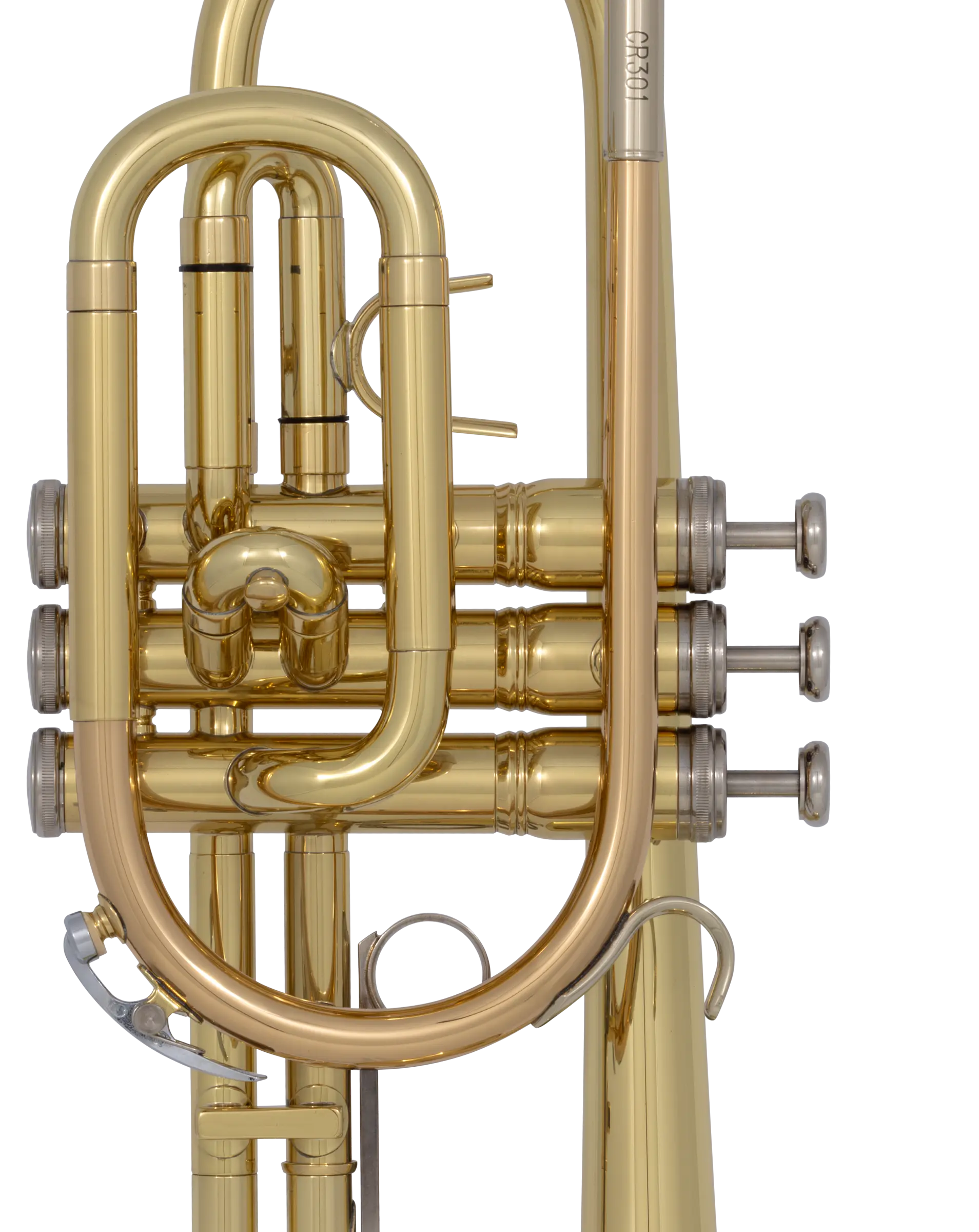 CR301H Bach Beginner Cornet - zoomed in