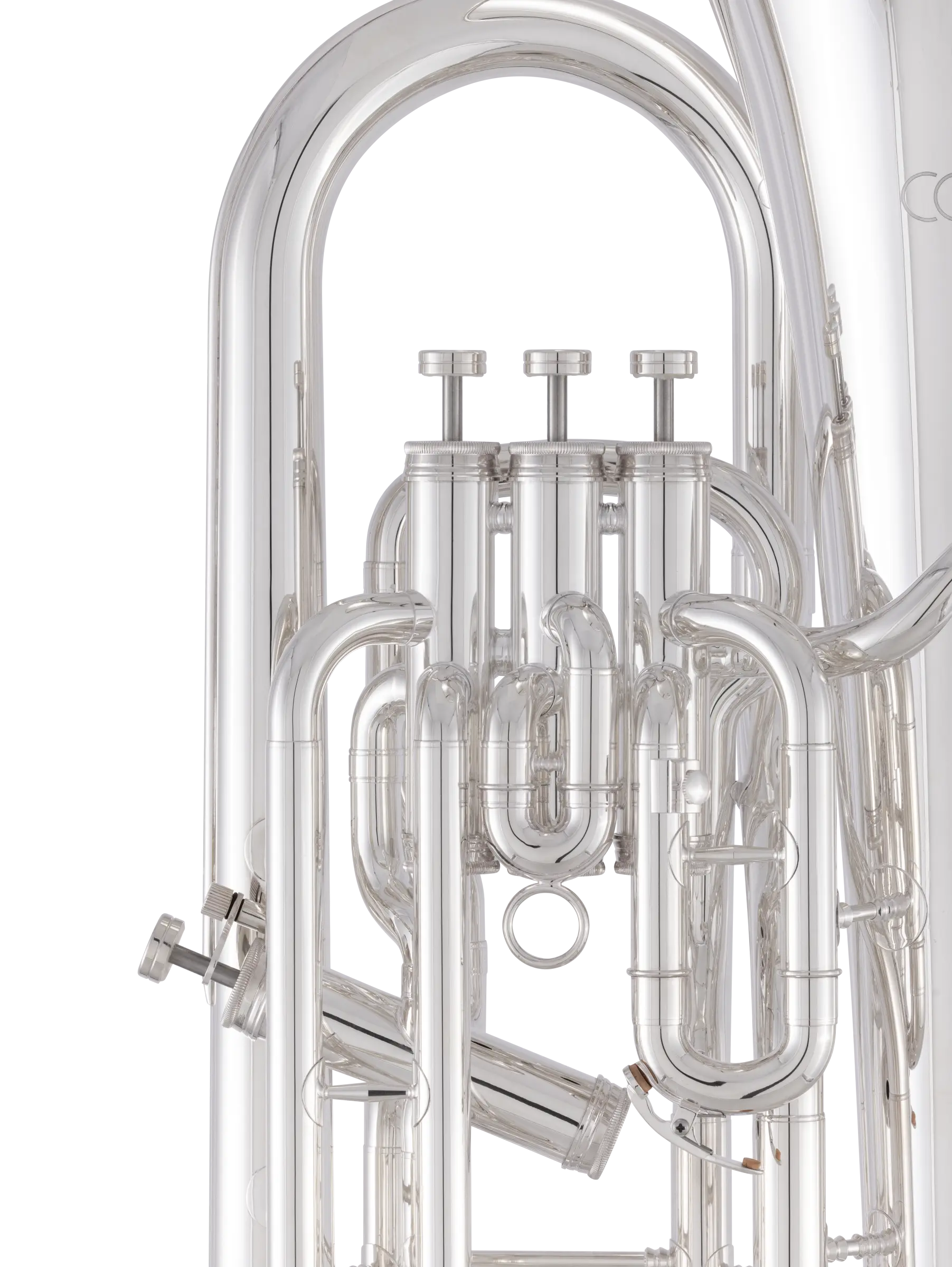 CEU412S Conn Intermediate Euphonium - zoomed in