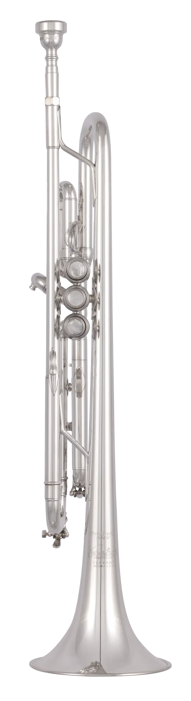 190SM37X Bach Professional Trumpet - zoomed in