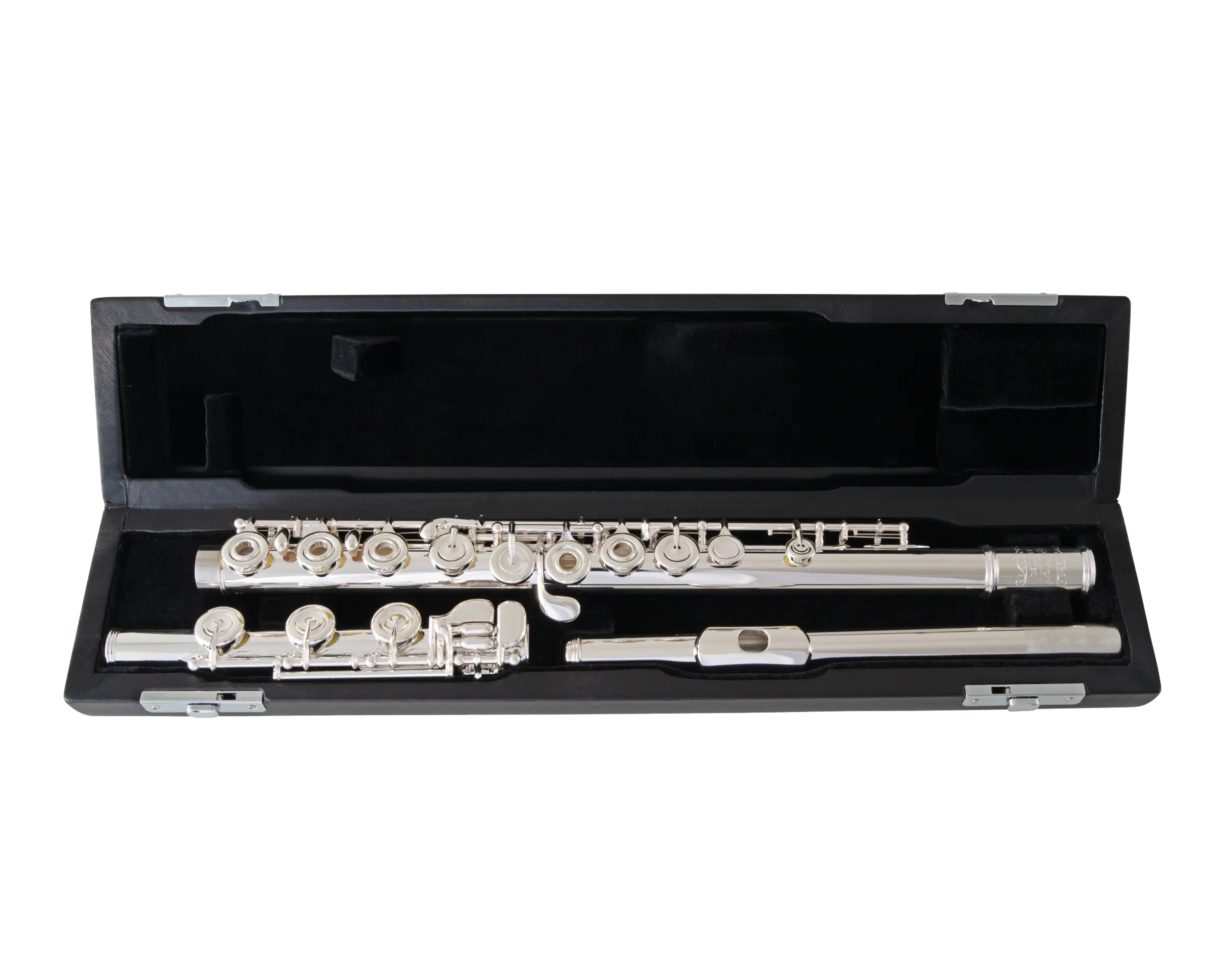 SFL611BO Selmer Intermediate Flute E - zoomed in