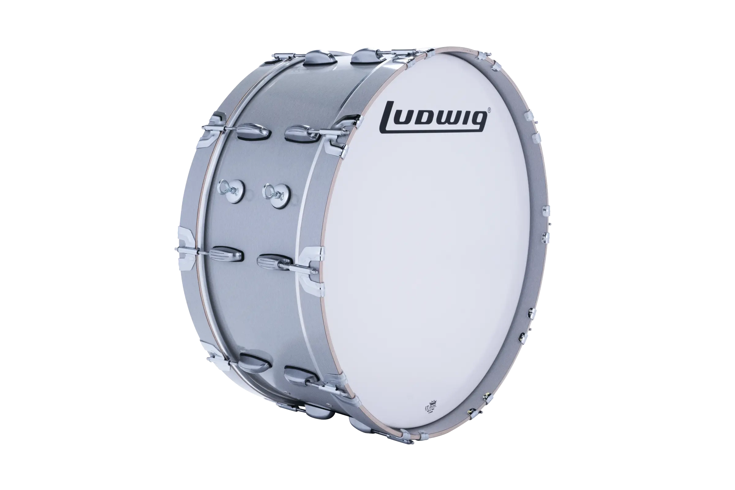 LU2SB26ACG Ludwig 10X26 ULT2 SCOTCH BASS GRAY - zoomed in