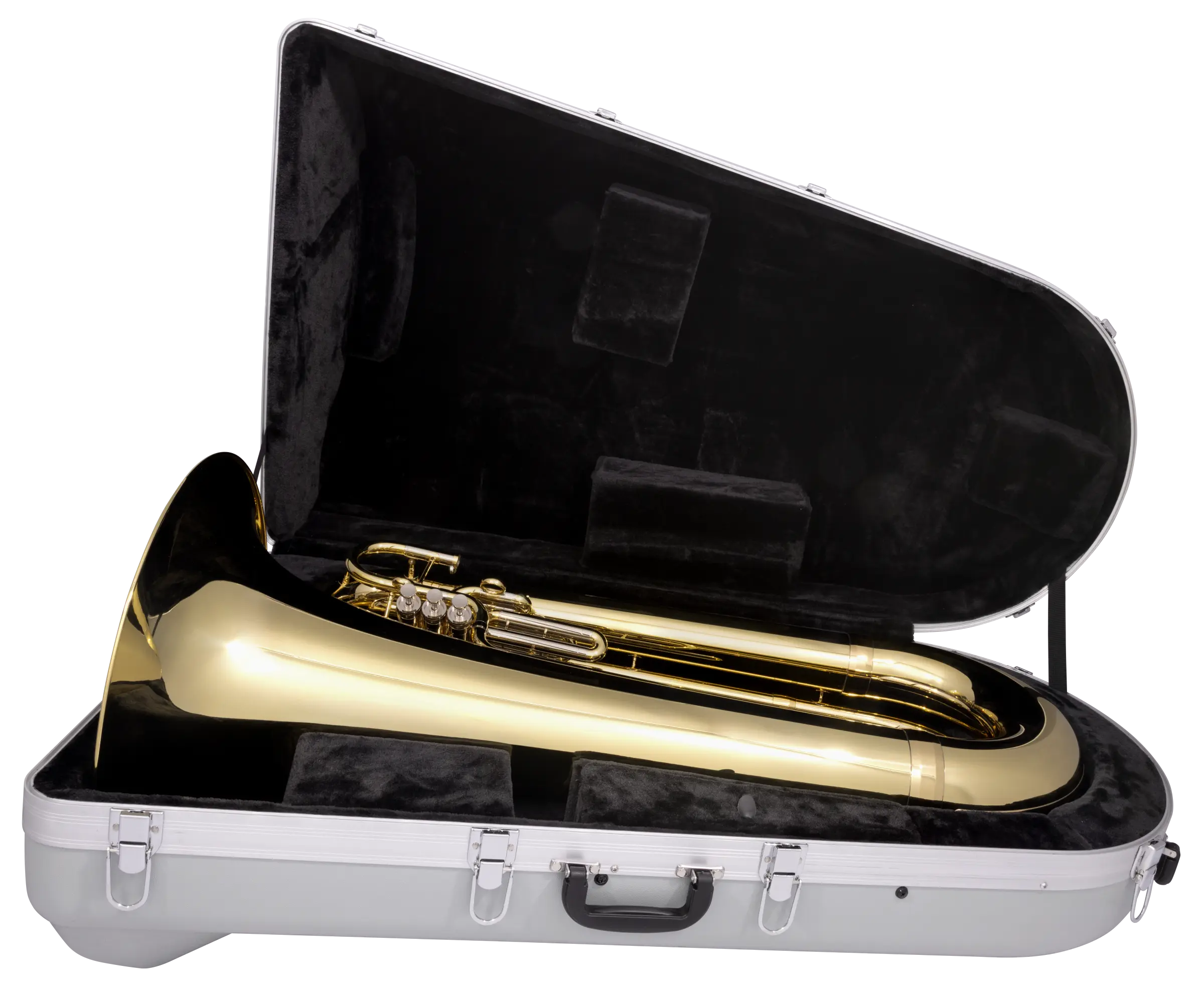 KMT611 King Advanced Marching Tuba - zoomed in