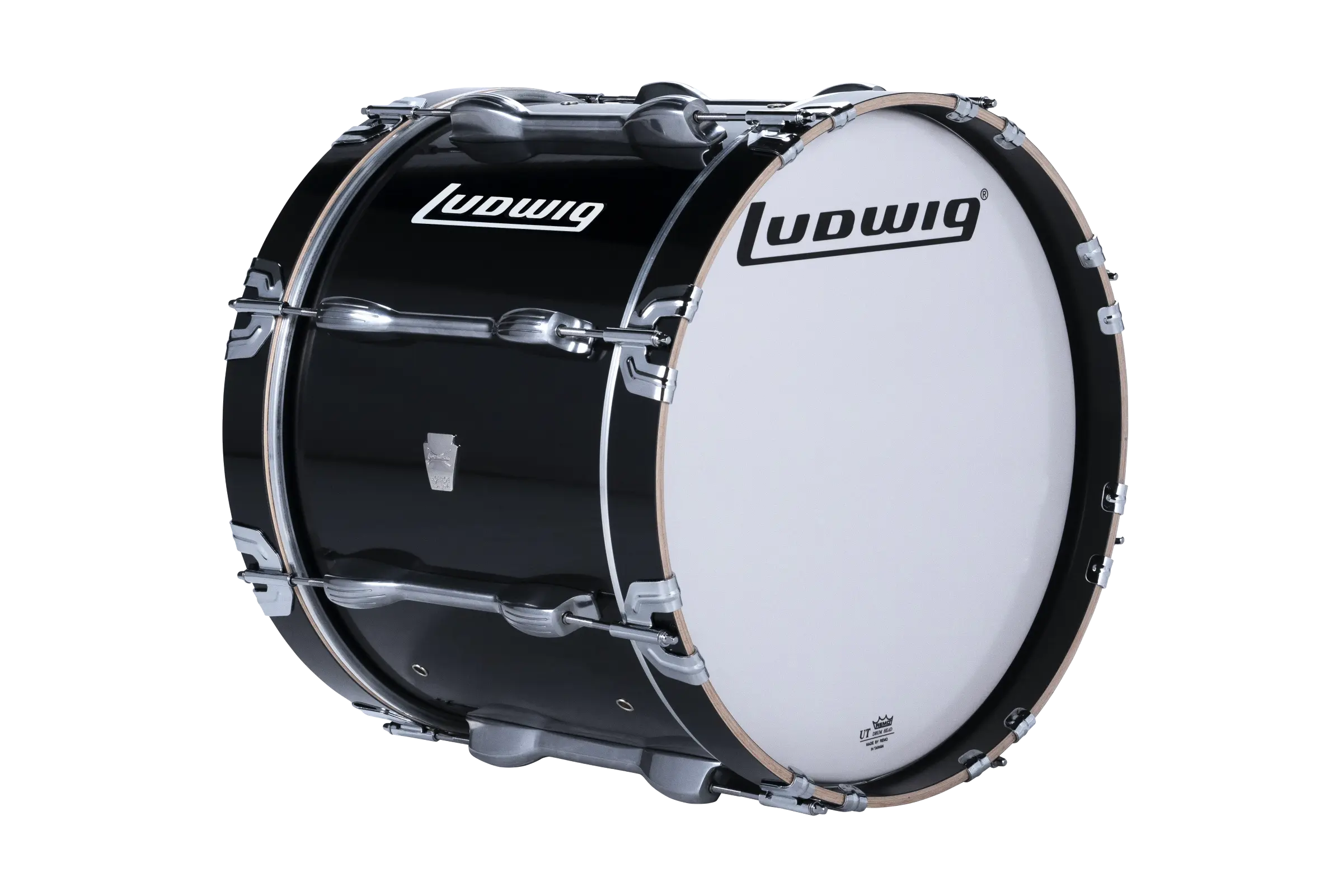 LU2MB18ACB Ludwig 14X18 ULT2 BASS DRUM BLACK - zoomed in