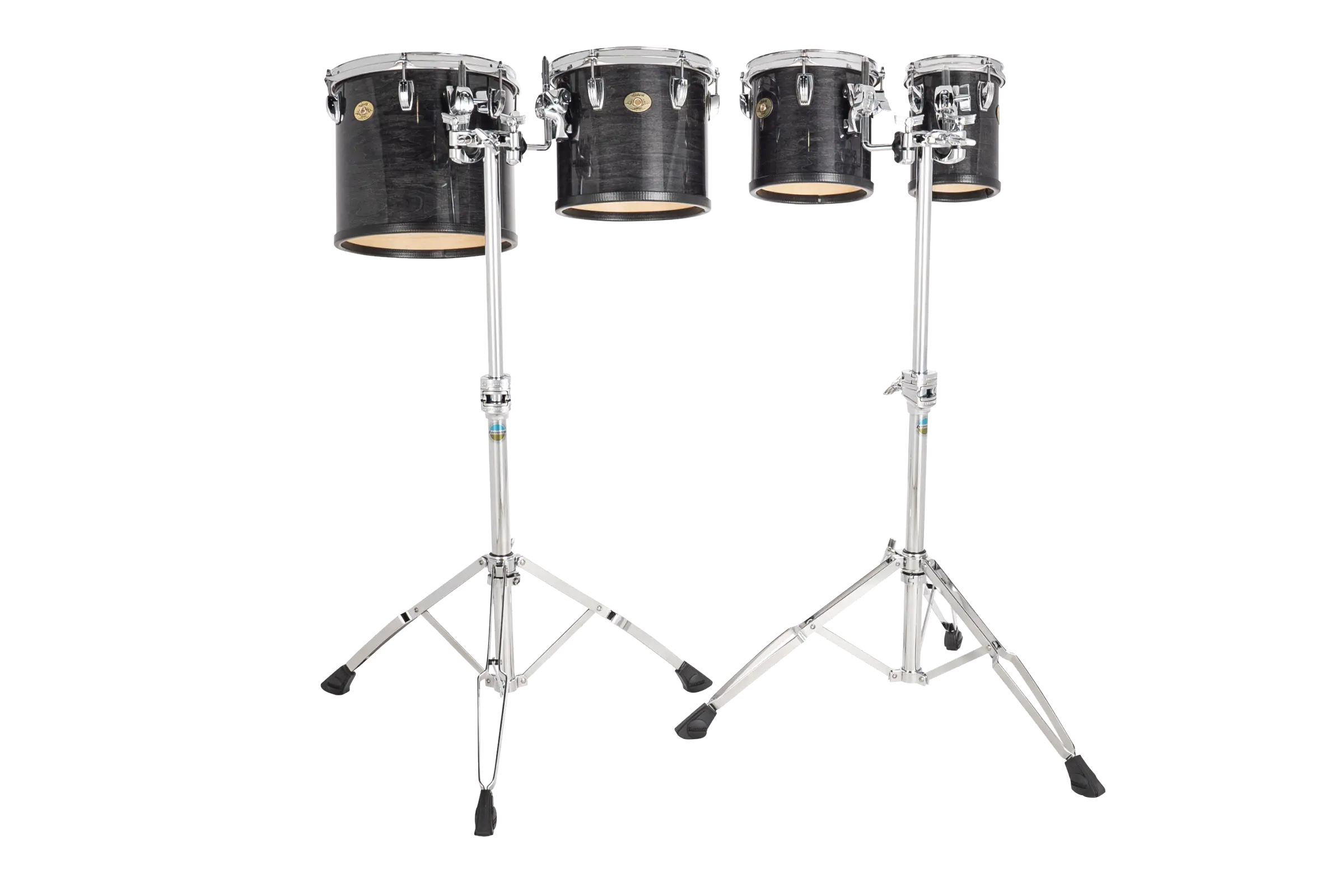 LECTS62TRY Ludwig Concert Toms High Range Charcoal Grey A - zoomed in