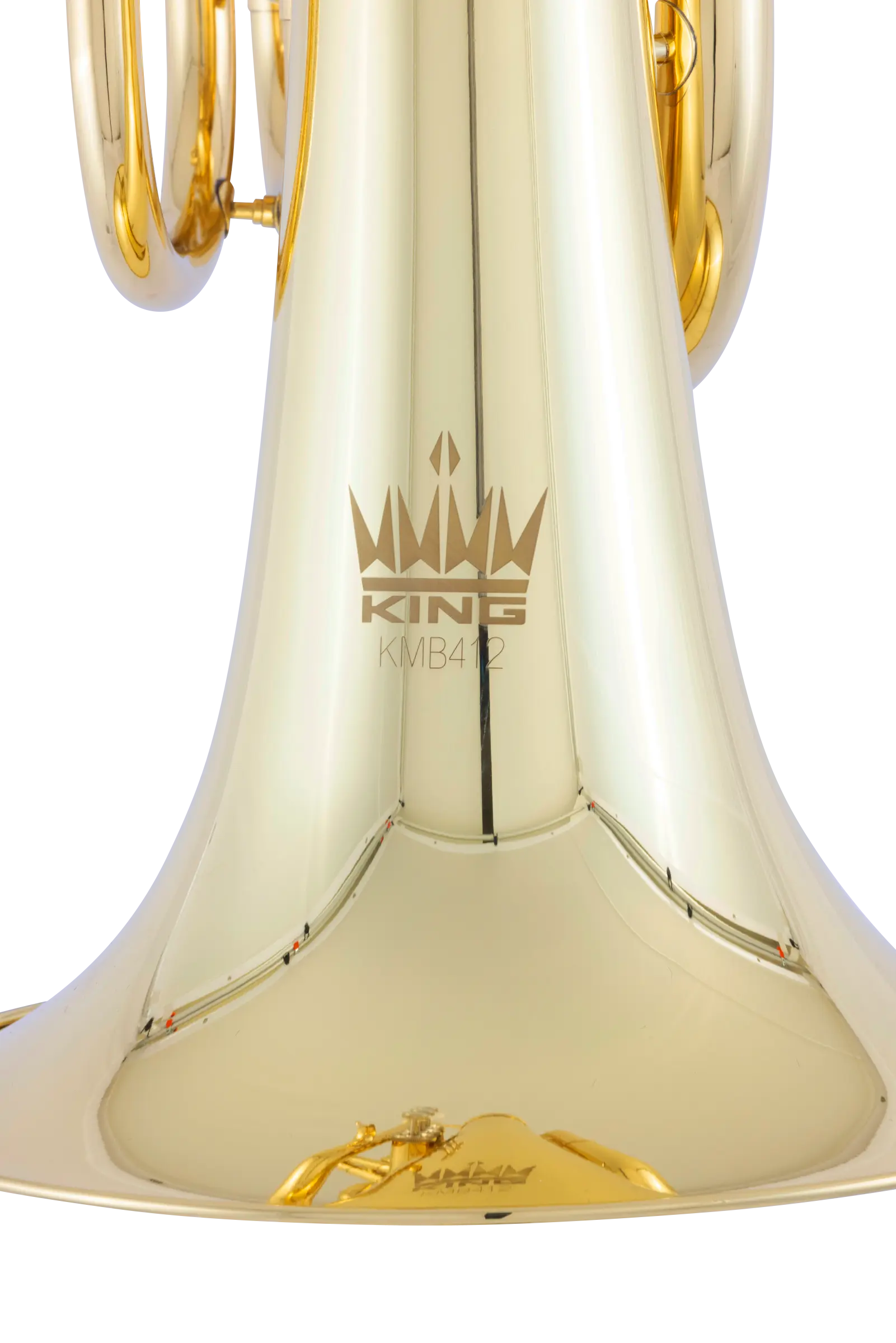 KMB412 King Performance Marching Baritone - zoomed in