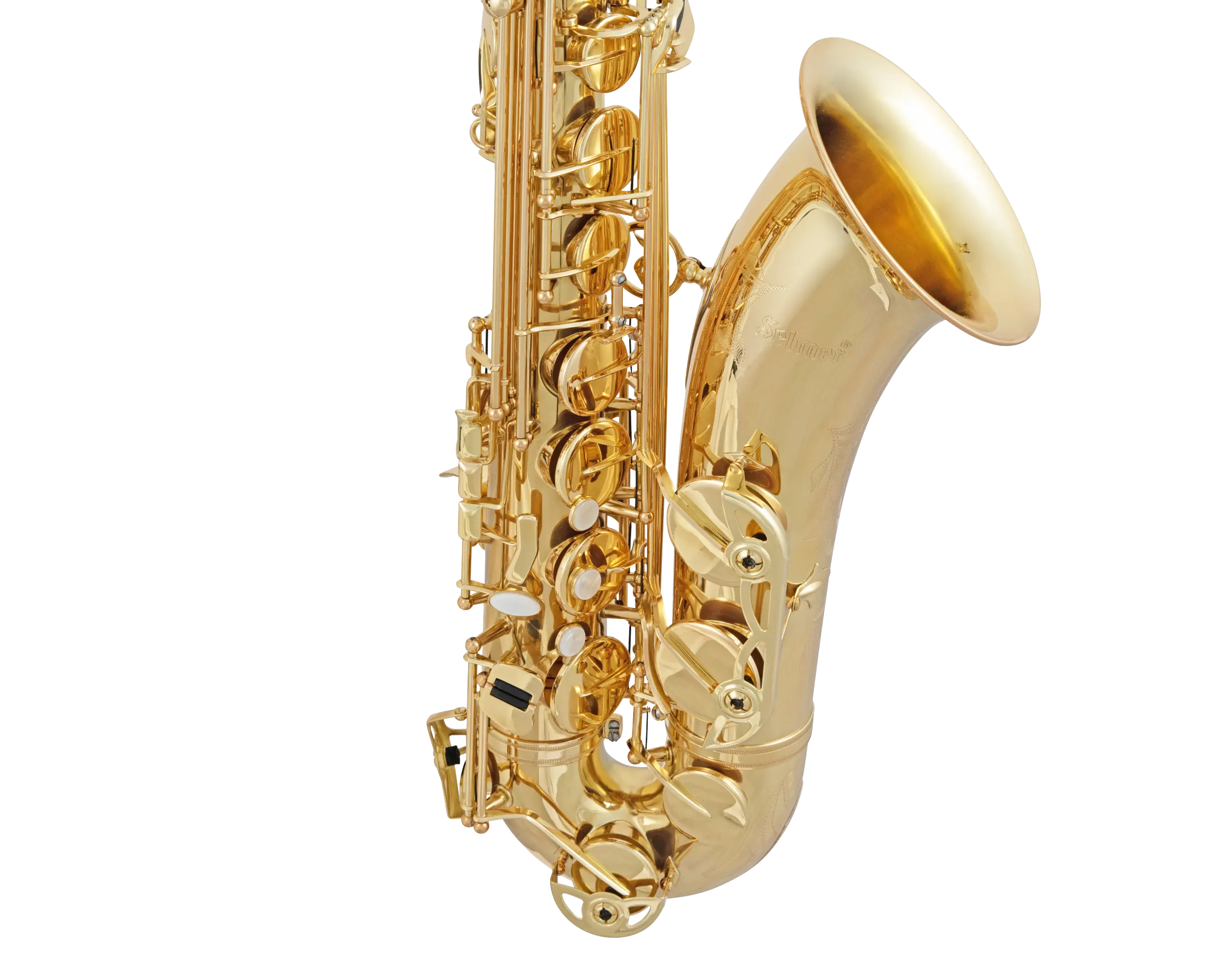 STS511 Selmer Standard Intermediate Tenor Saxophone In Fr Vr - zoomed in