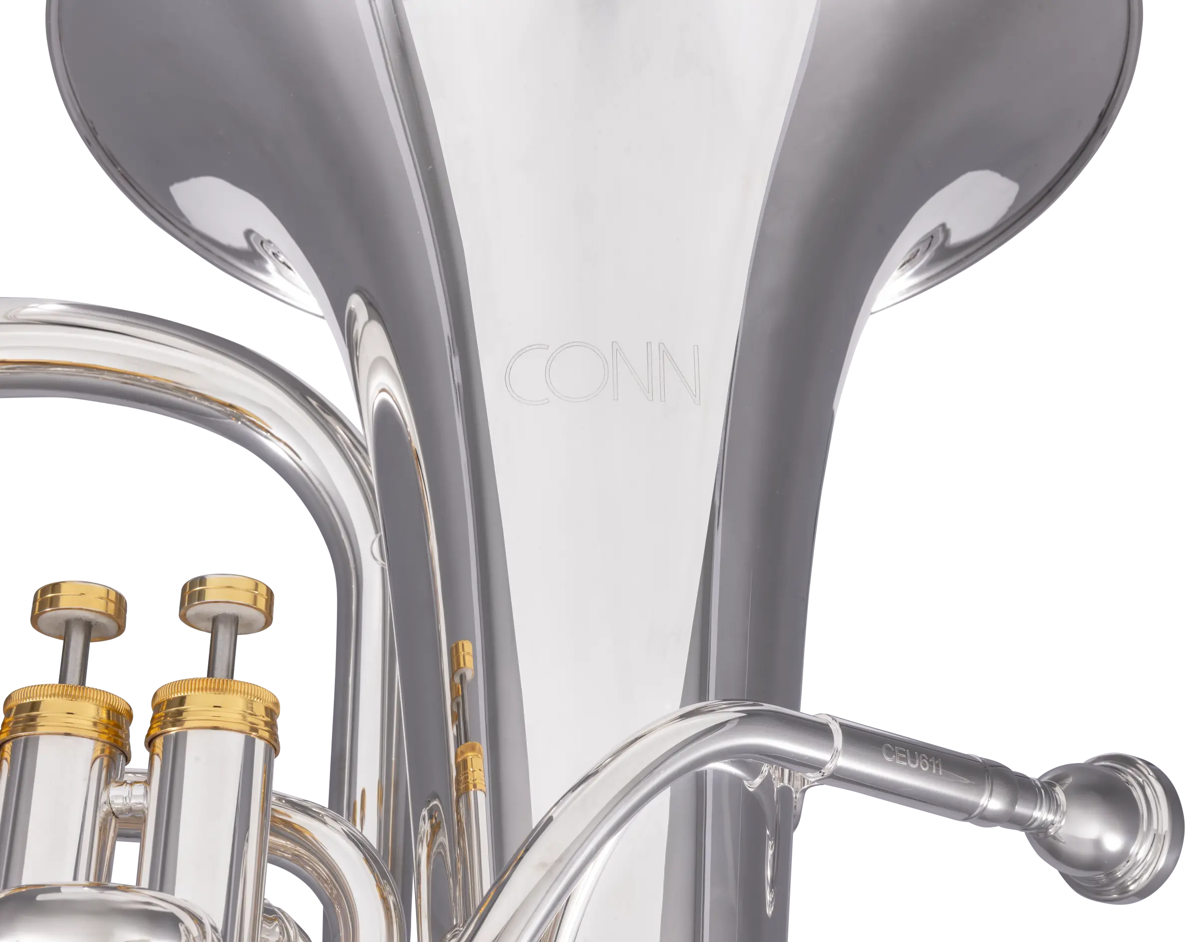 CEU611SGT Conn Professional Euphonium - zoomed in