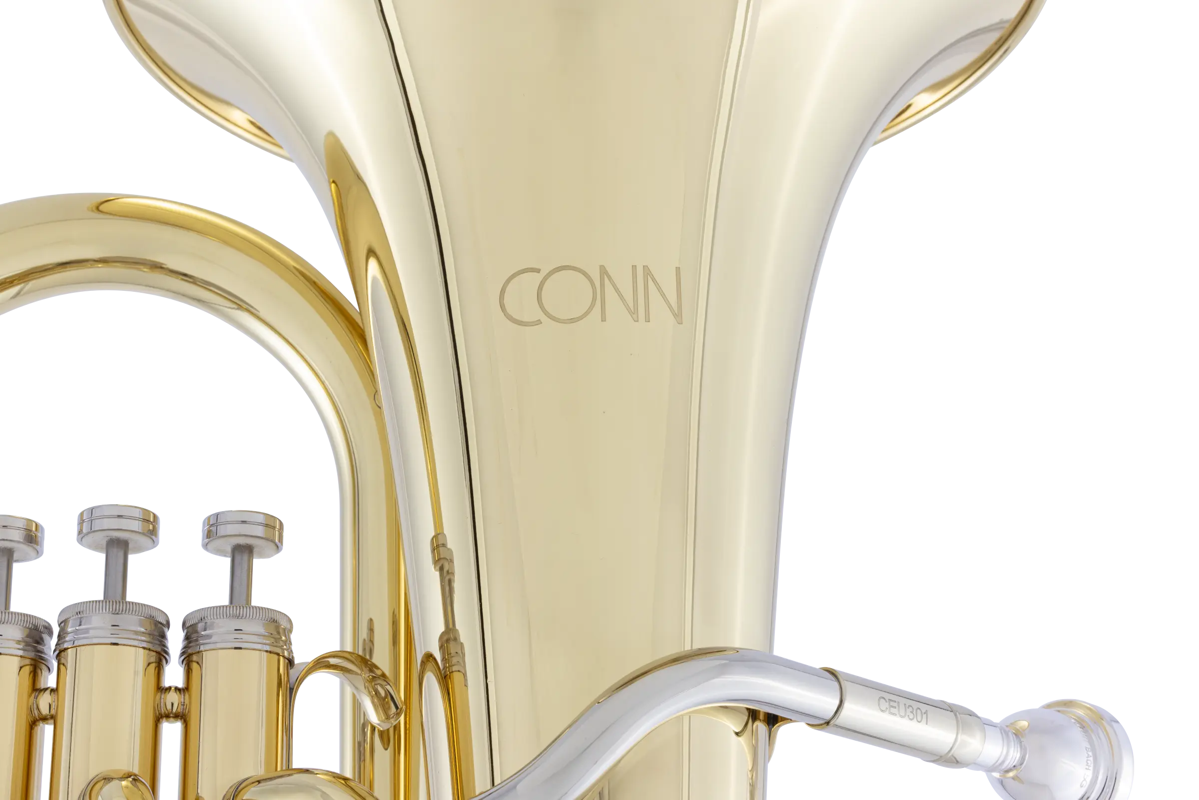 CEU301 Conn Beginner Euphonium - zoomed in