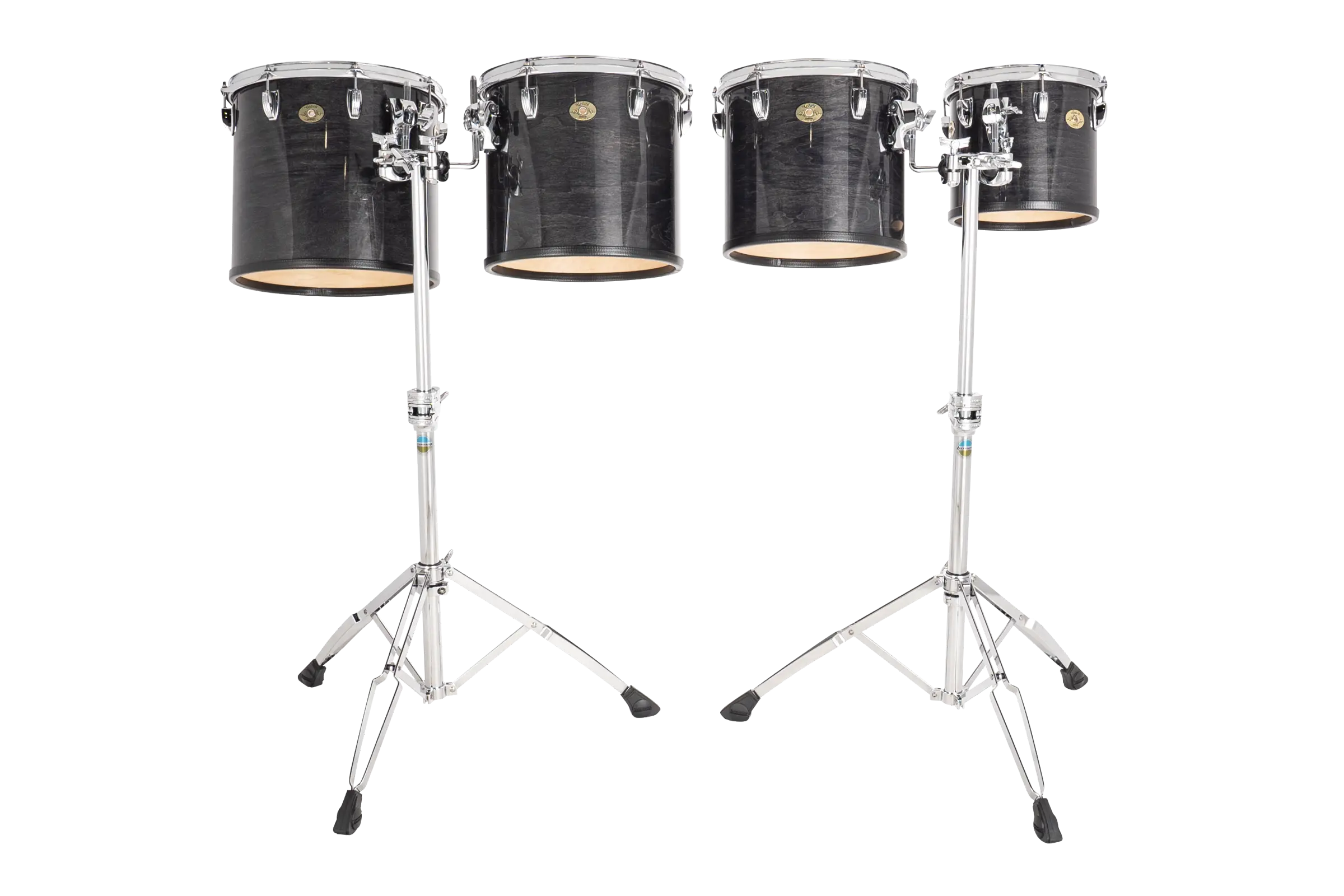LECTD04TRY Ludwig Concert Single Head Toms Mid Range Charcoal Grey A - zoomed in