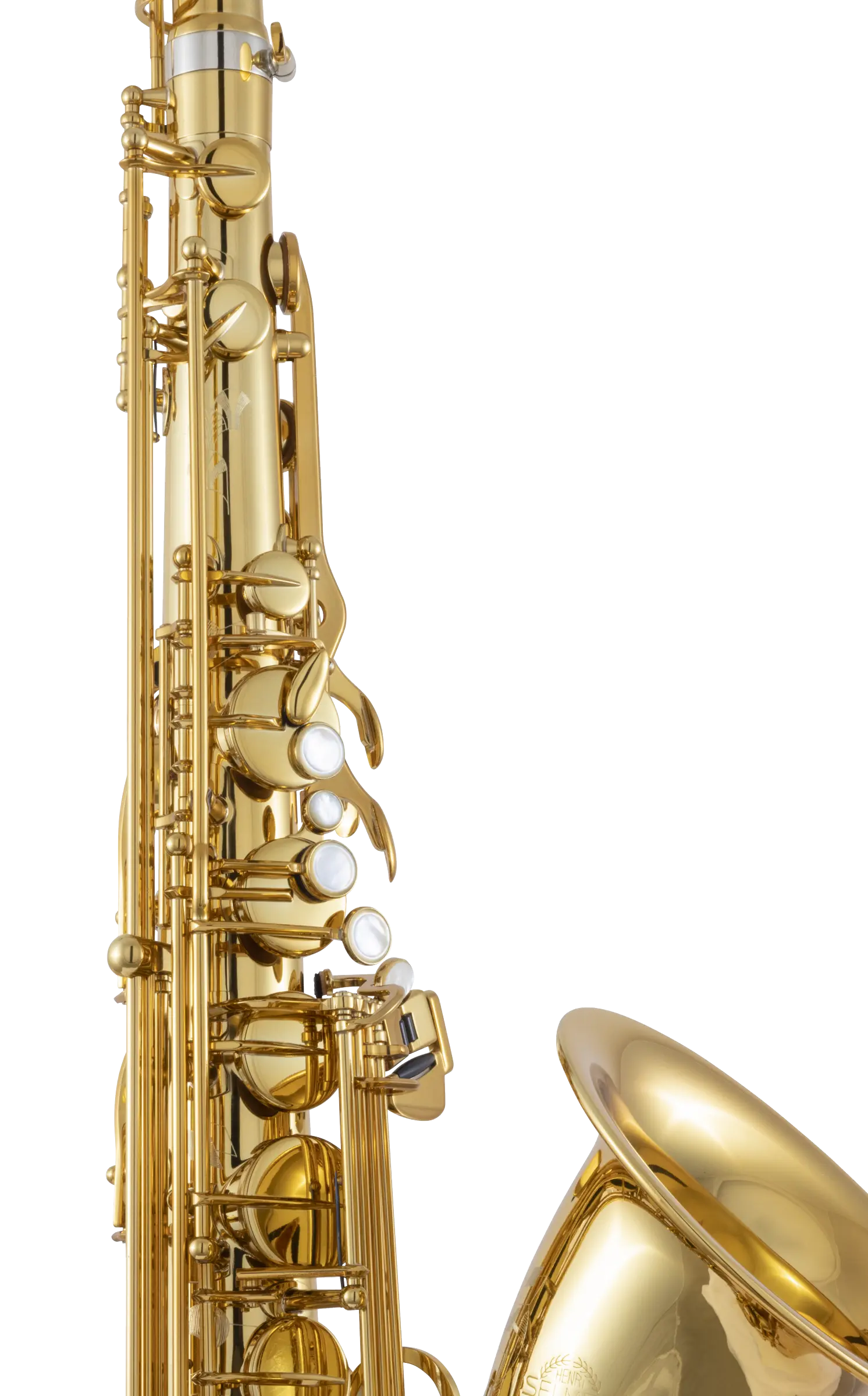 84SIG HSP Professional Tenor Saxophone - zoomed in