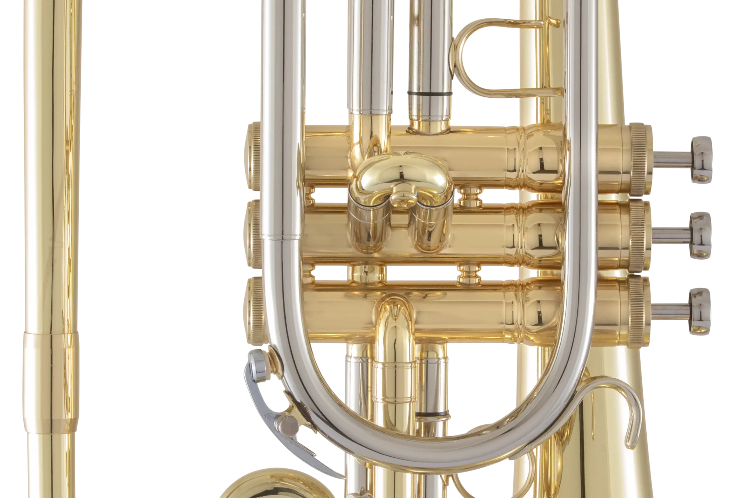 KMP611 King Standard Stepup Mellophone - zoomed in