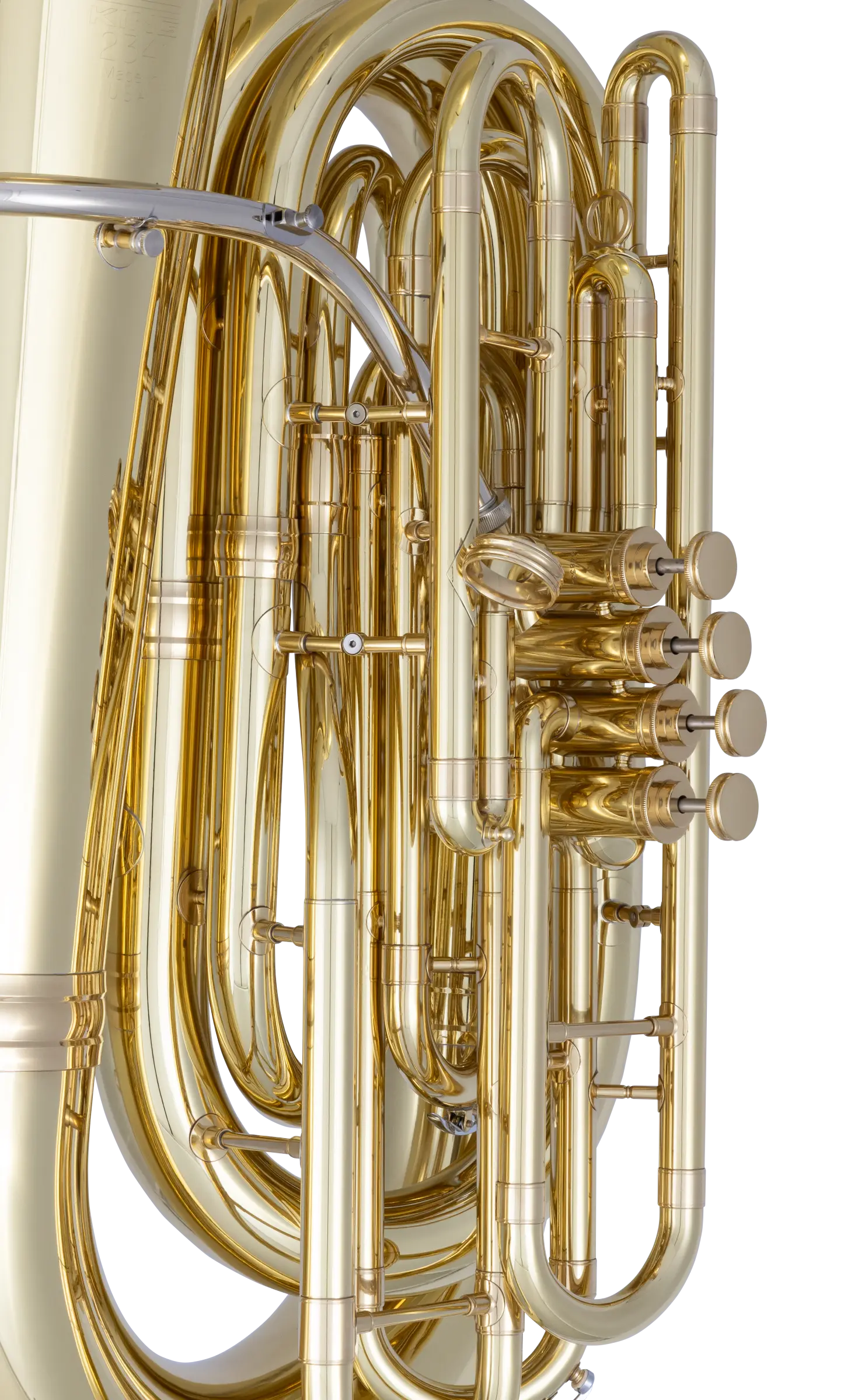 2341W King Professional Tuba - zoomed in