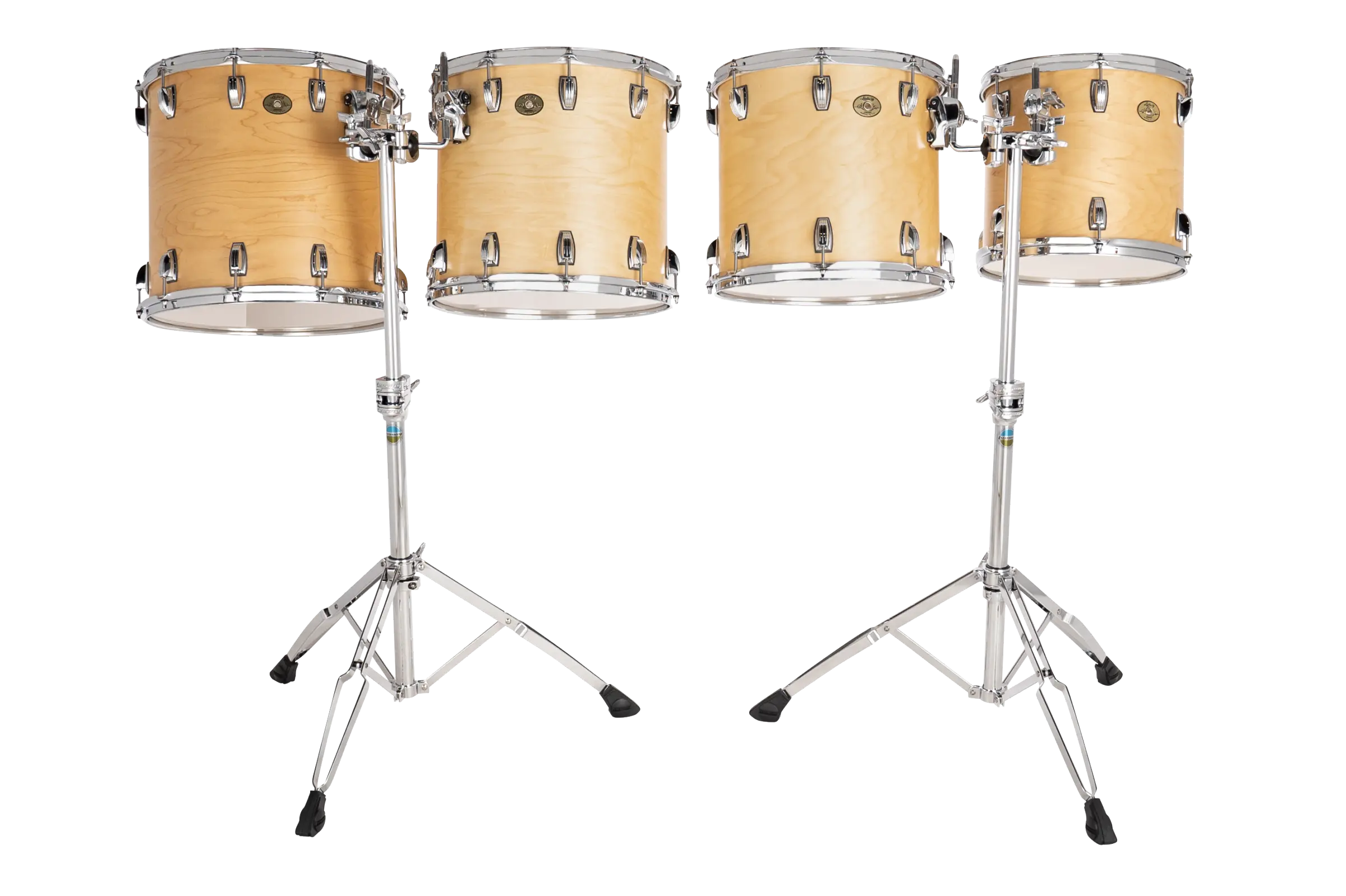 LECTD36TRSN Ludwig Concert Double Head Toms Low Range Satin Natural A - zoomed in