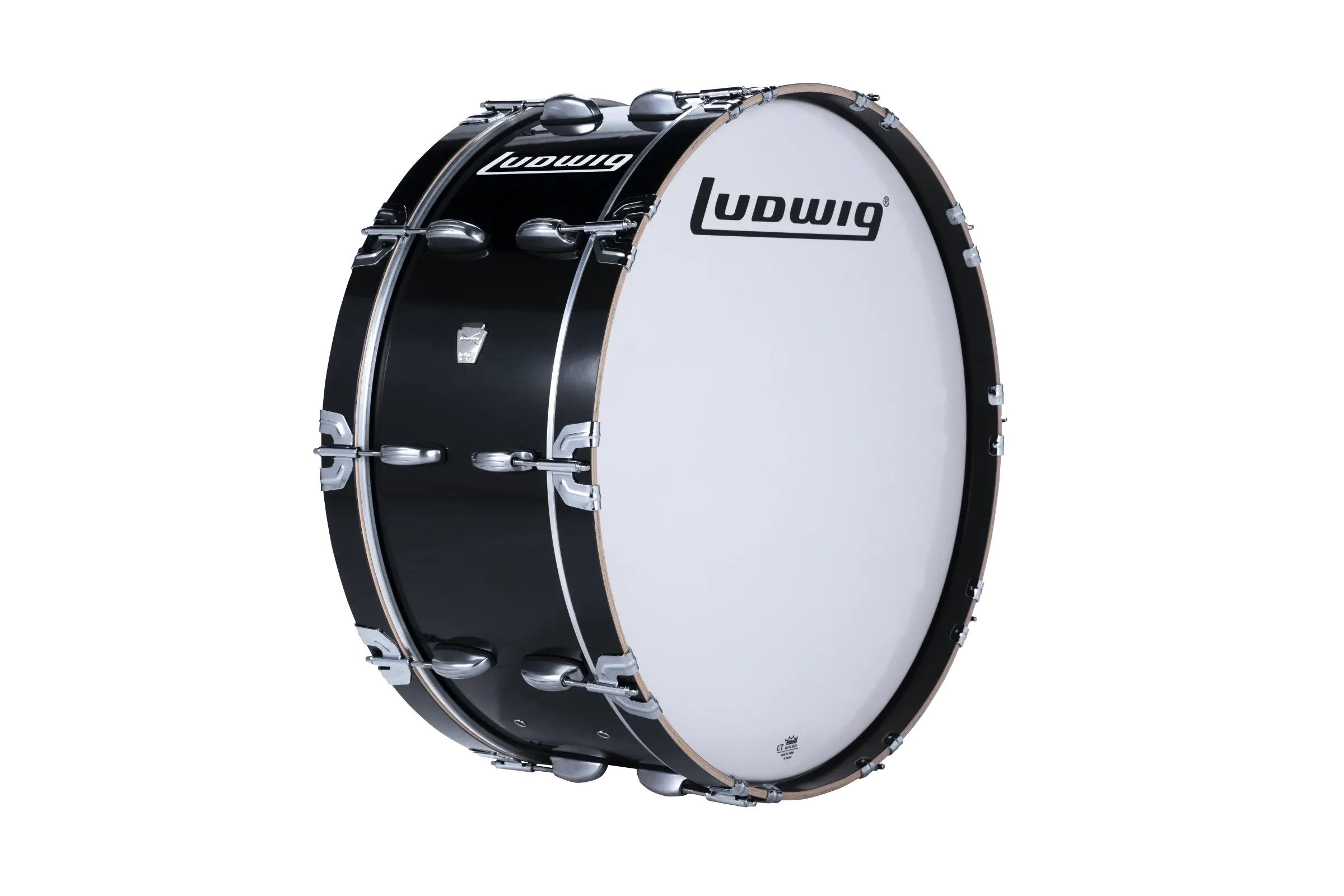 LU2SB26ACB Ludwig 10X26 ULT2 SCOTCH BASS BLACK - zoomed in