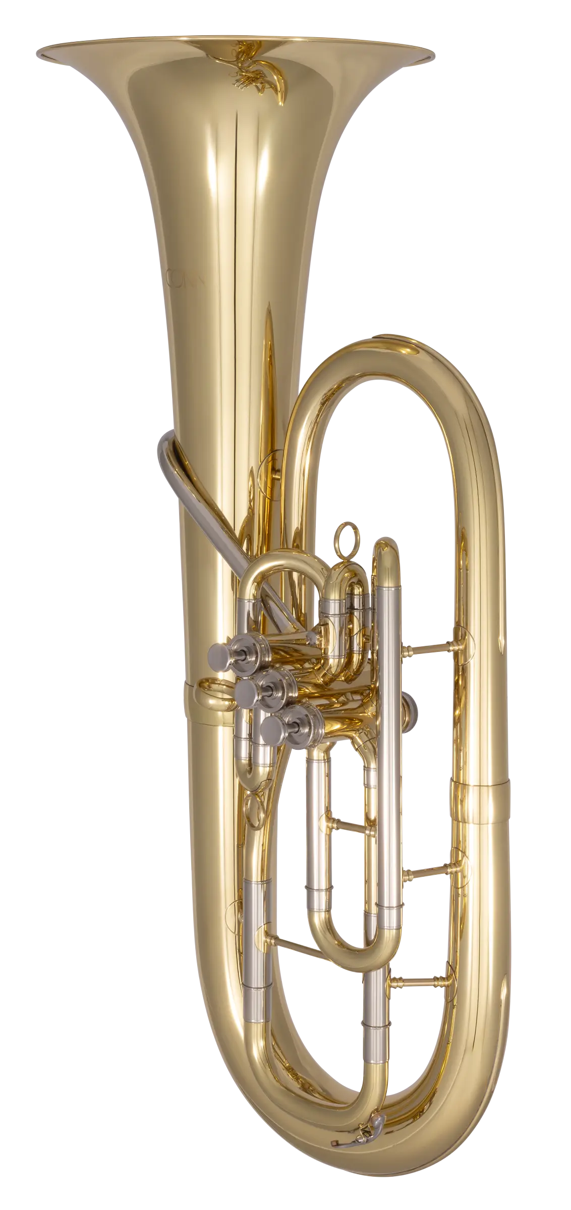 CBH302 Conn Beginner Baritone Horn - zoomed in