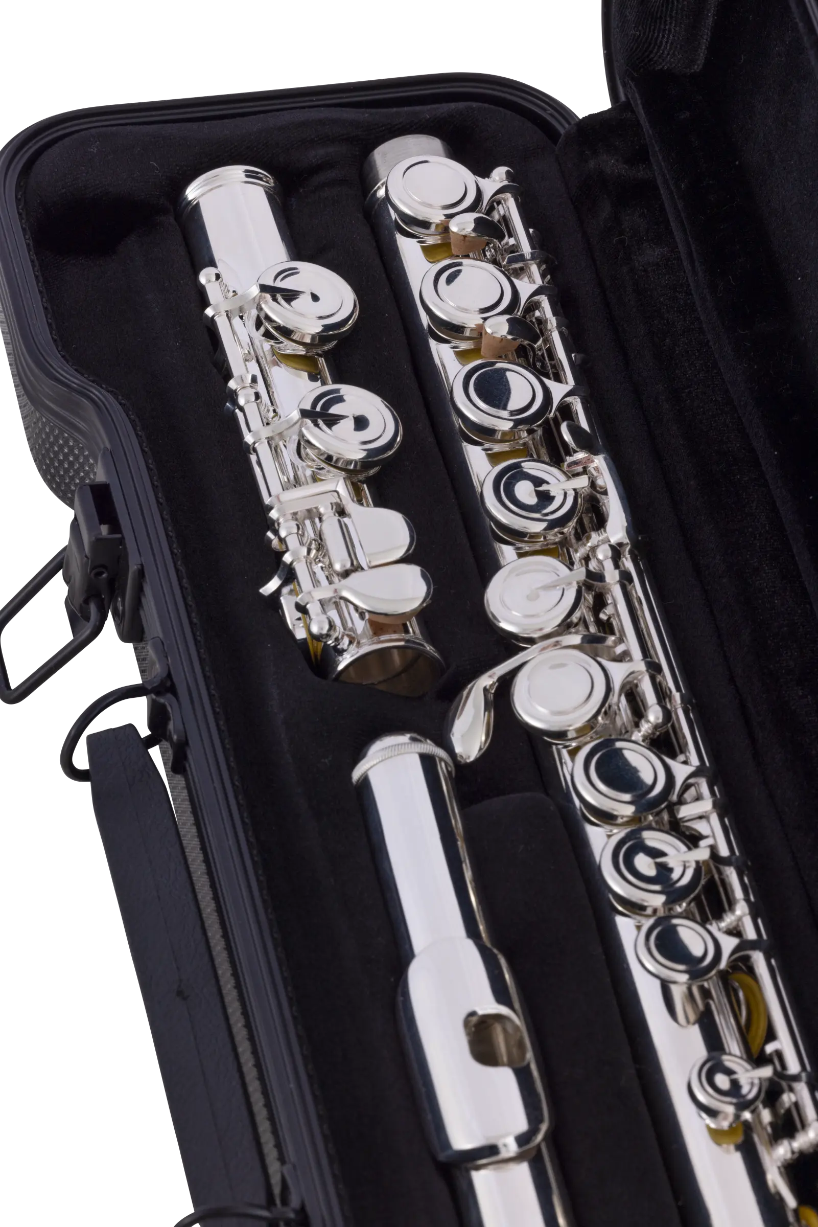 SFL302 Selmer Student Flute - zoomed in