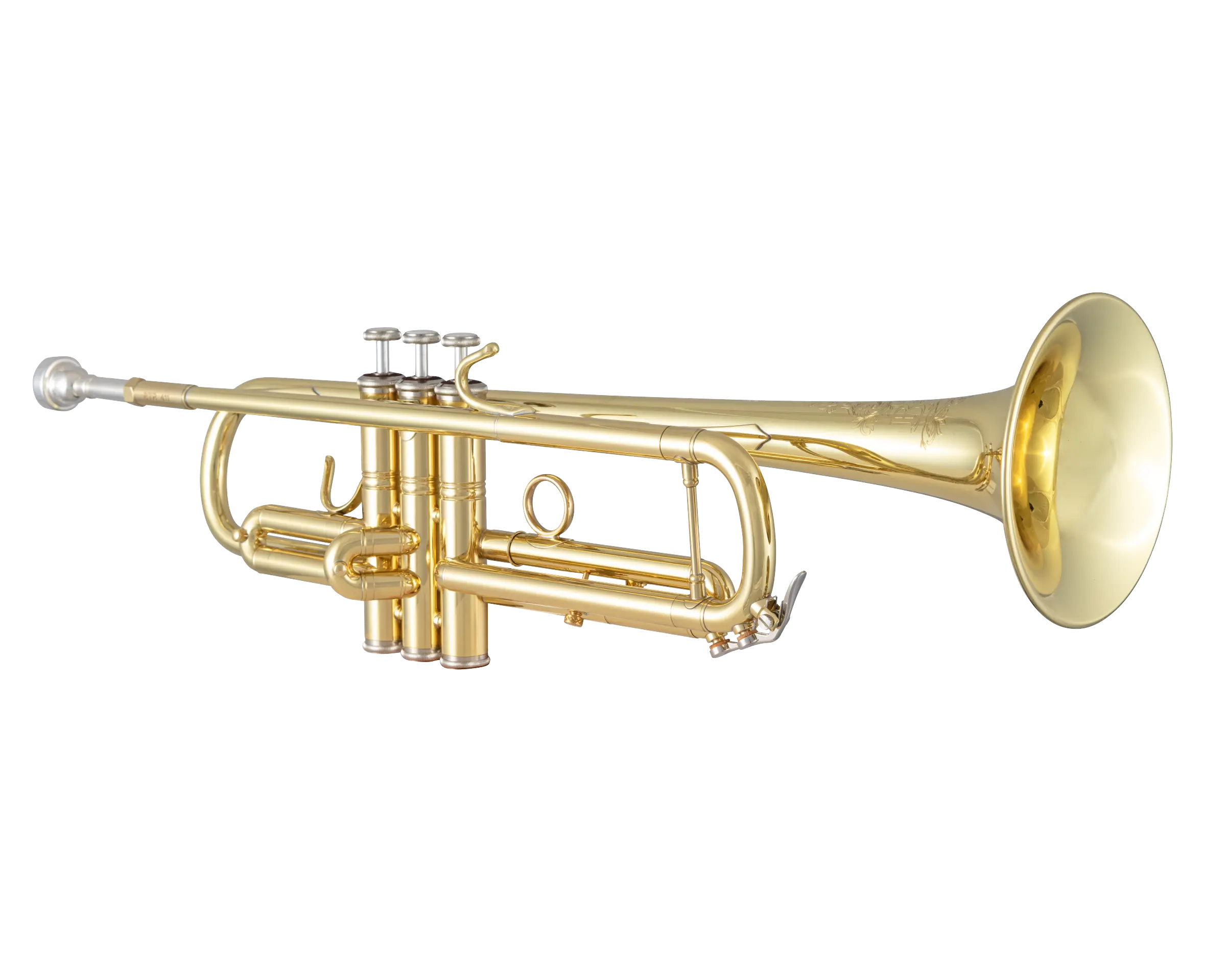 BTR411 Bach Intermediate Trumpet F - zoomed in