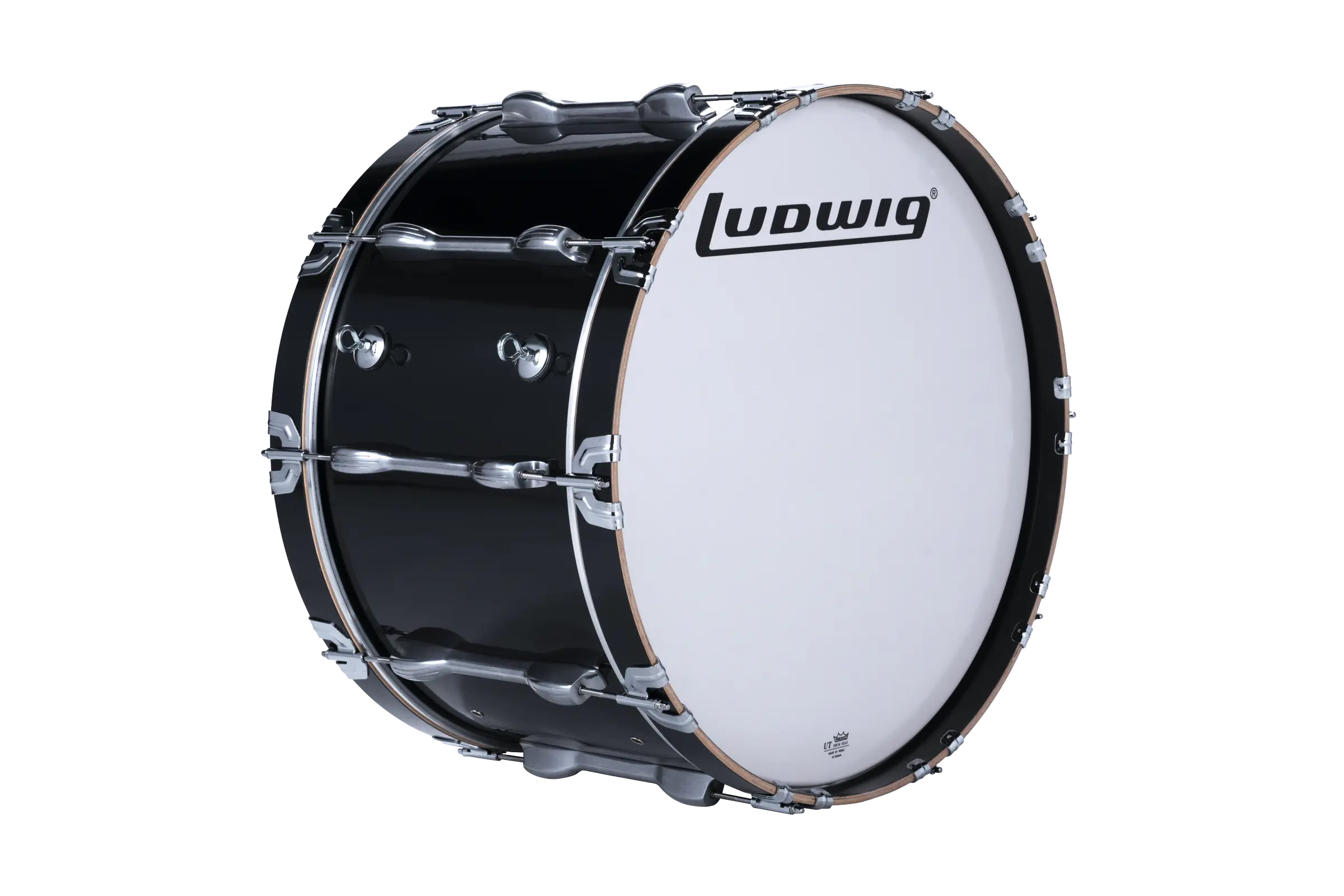 LU2MB24ACB Ludwig 14X24 ULT2 BASS DRUM BLACK - zoomed in