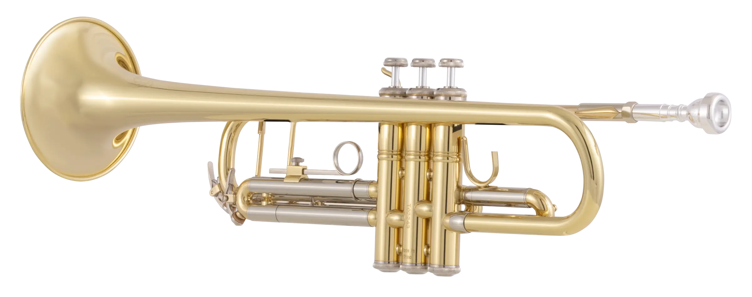 BTR302 Bach Bb Trumpet - zoomed in