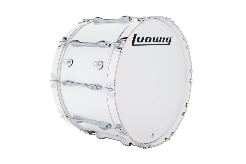 LU2MB24ACW Ludwig 14X24 ULT2 BASS DRUM WHITE