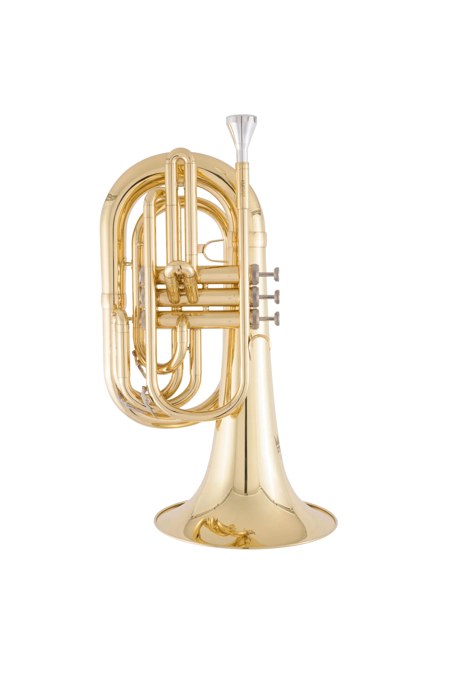 KMB412 King Performance Marching Baritone - zoomed in