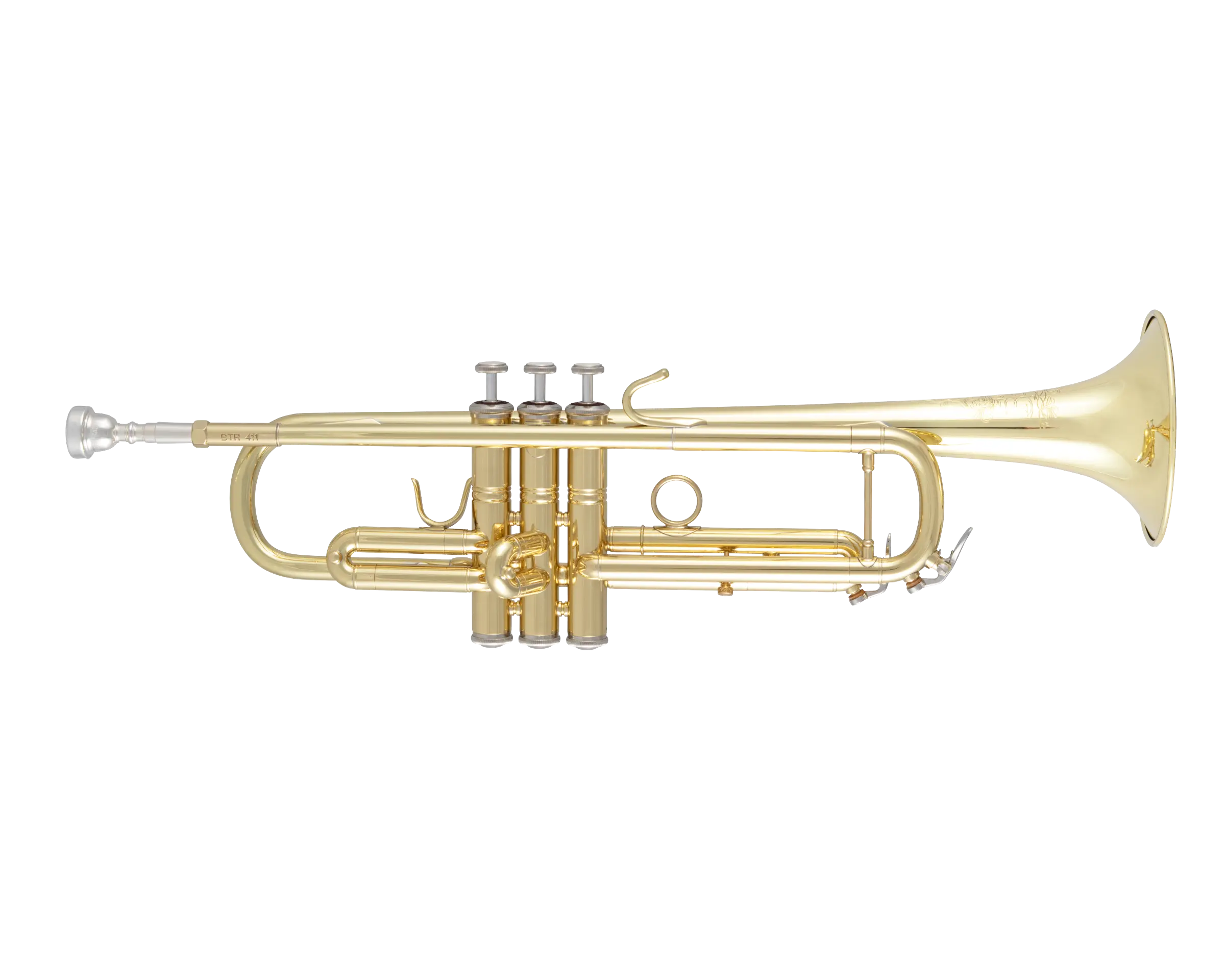 BTR411 Bach Intermediate Trumpet D - zoomed in