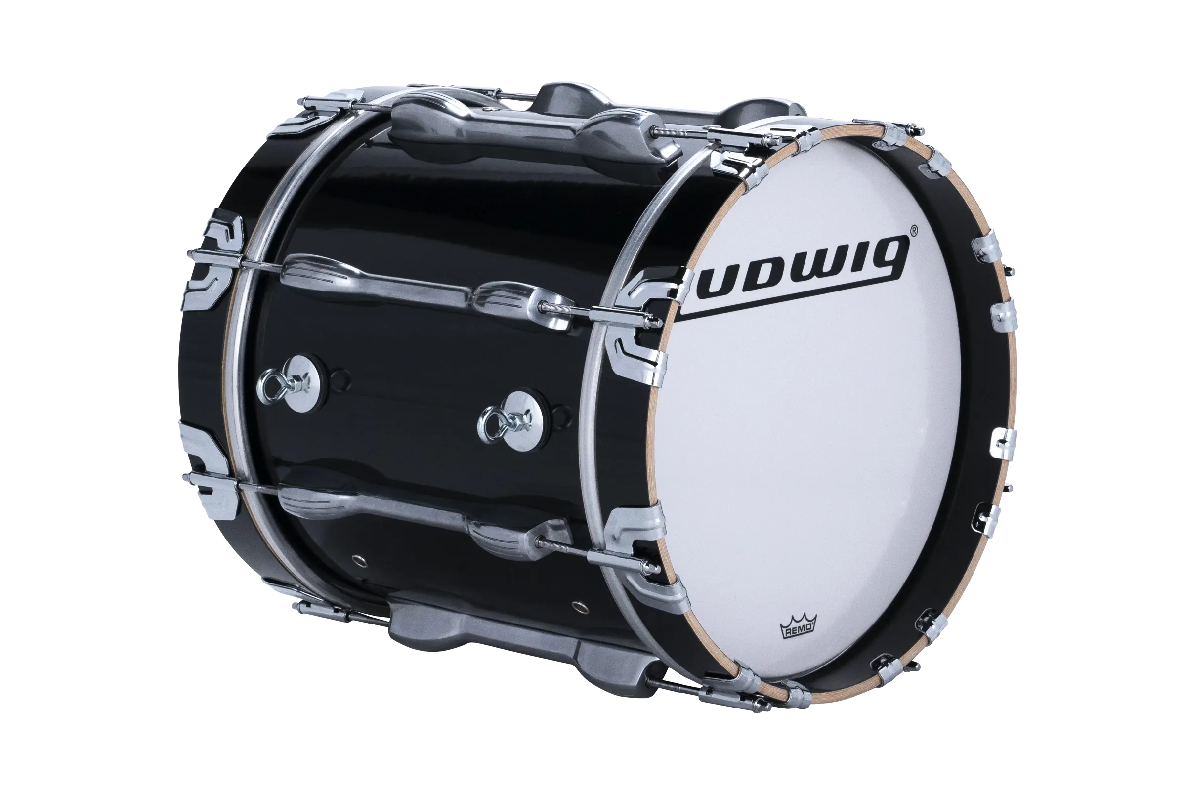 LU2MB14ACB Ludwig 14X14 ULT2 BASS DRUM BLACK - zoomed in