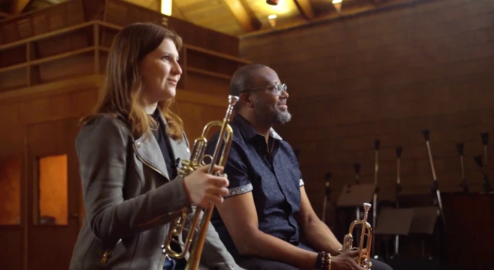 Sean Jones and Summer Camargo with Bach Trumpets