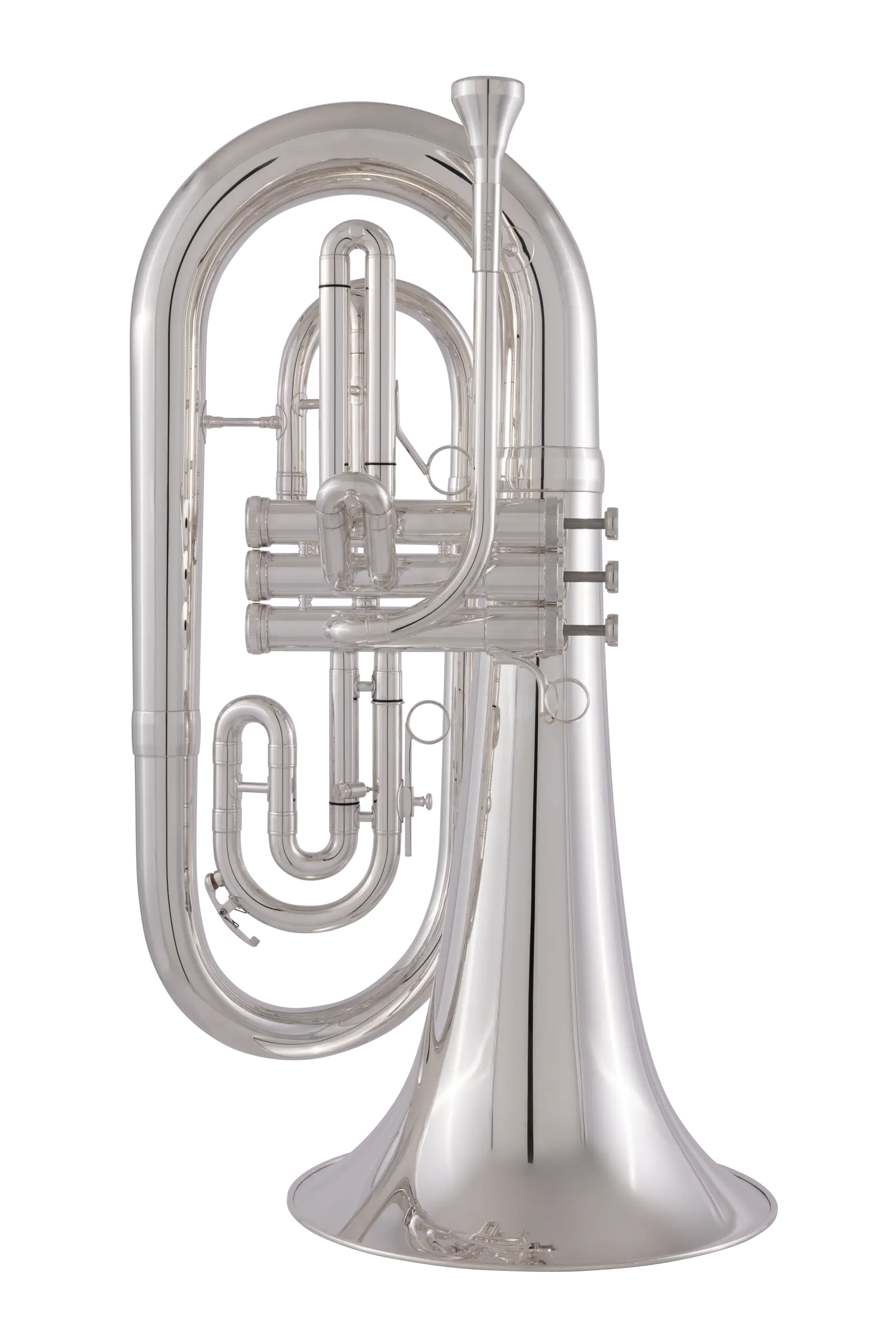KME611S King Professional Marching Euphonium - zoomed in