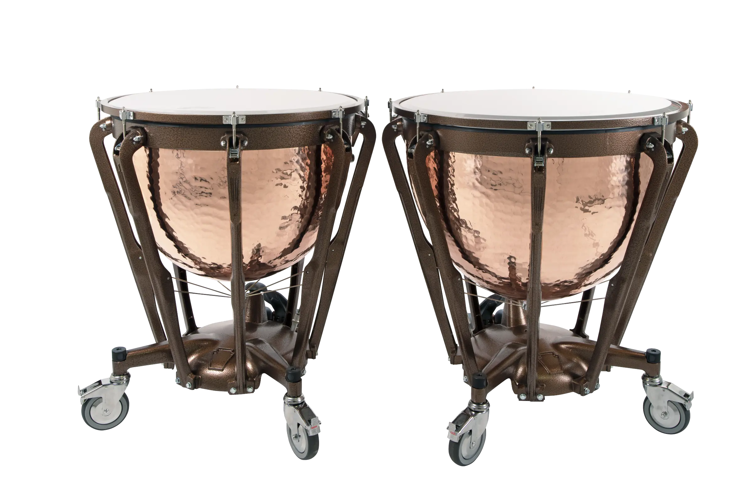 LTP502KG IMGP0753 Ludwig  Hammered Copper Bowl Set of 2 B - zoomed in