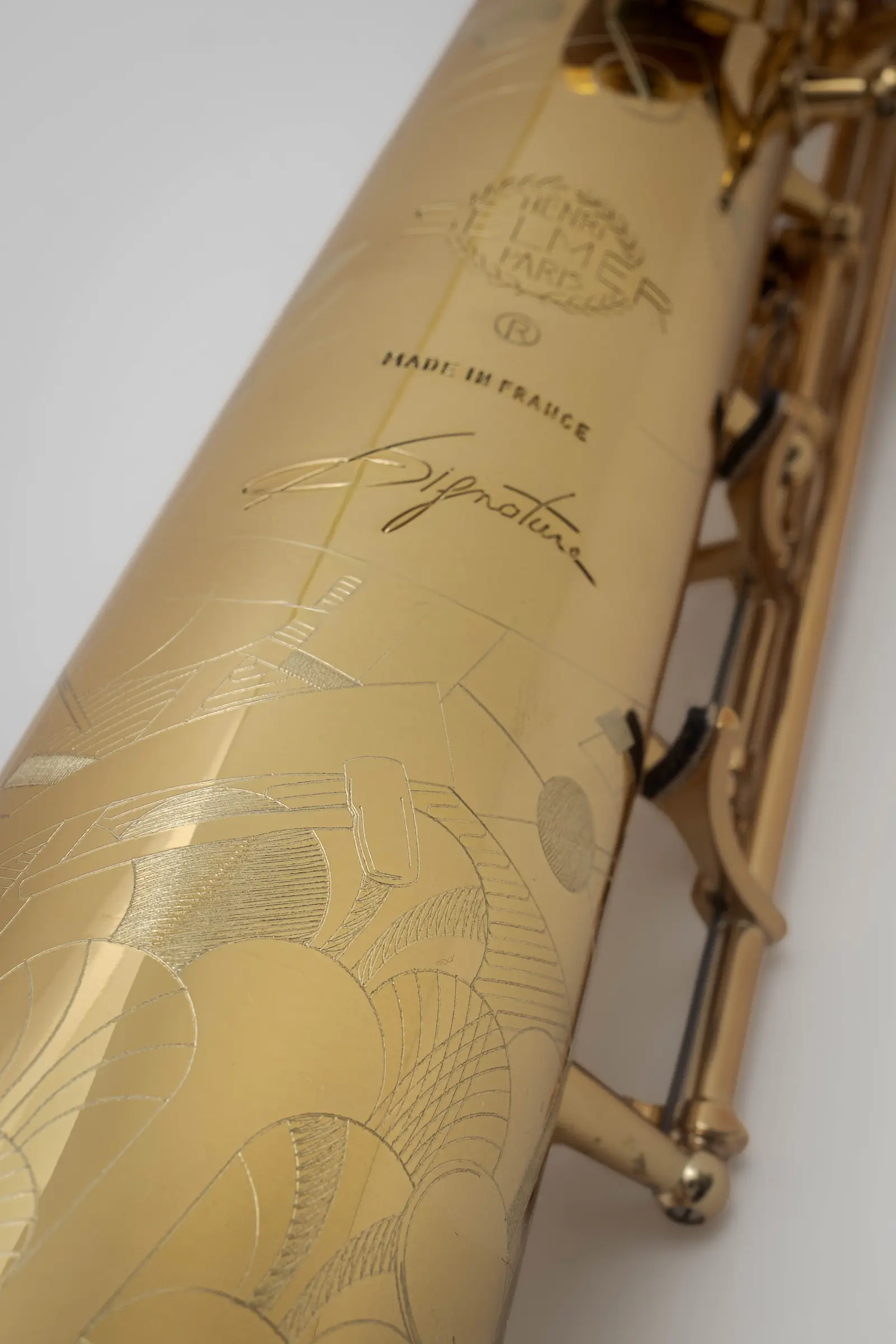 81SIG Henri SELMER Paris Signature Professional Soprano Saxophone - zoomed in
