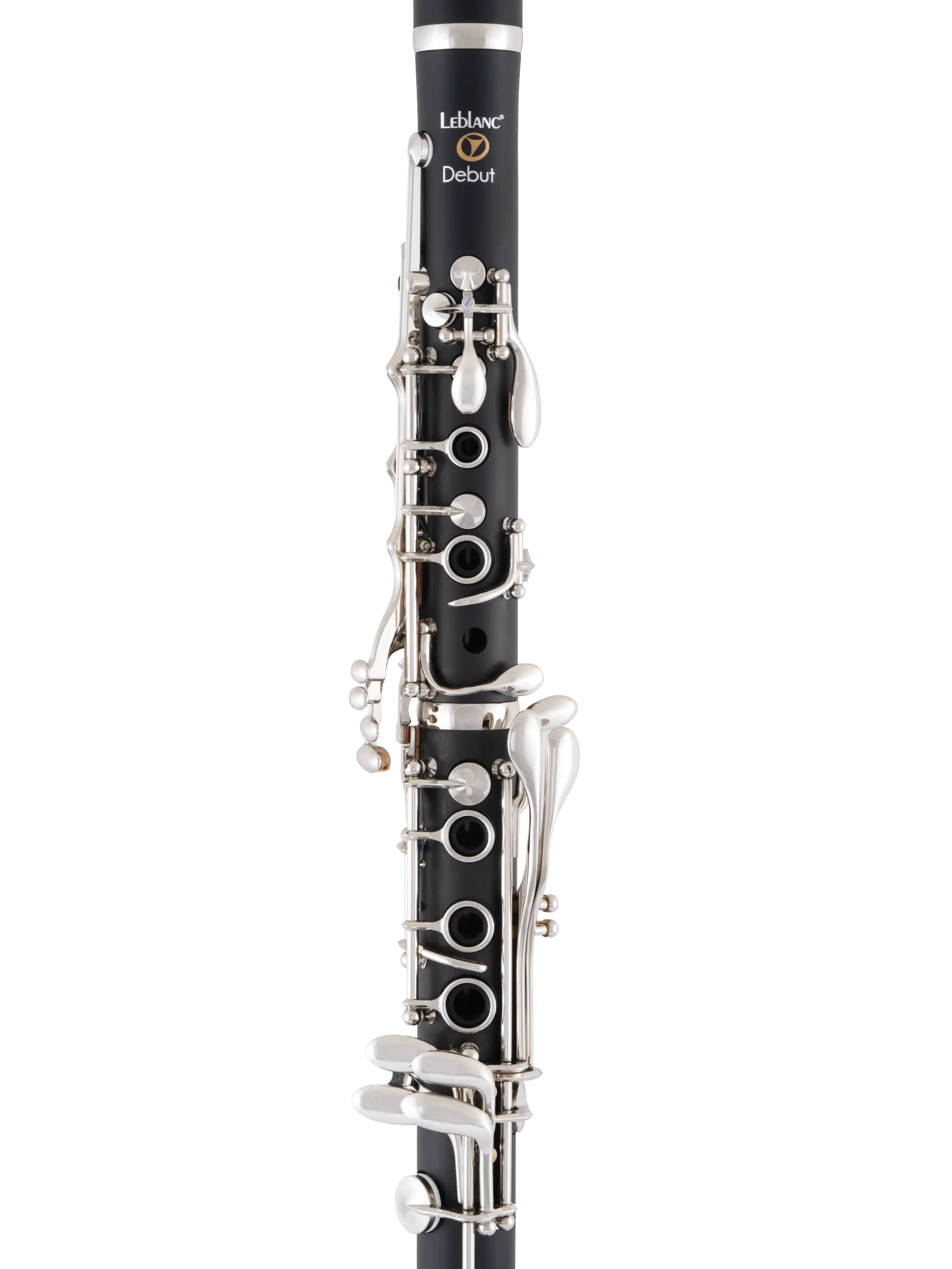 LCL211S Leblanc SilverPlated Student Clarinet C - zoomed in