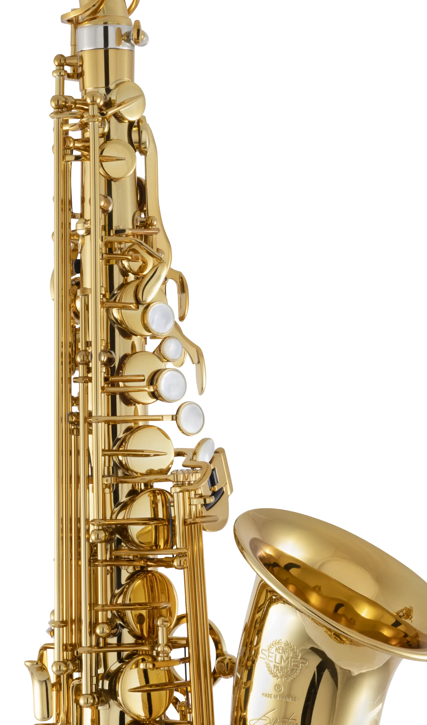 82SIG HSP Professional Alto Saxophone - zoomed in