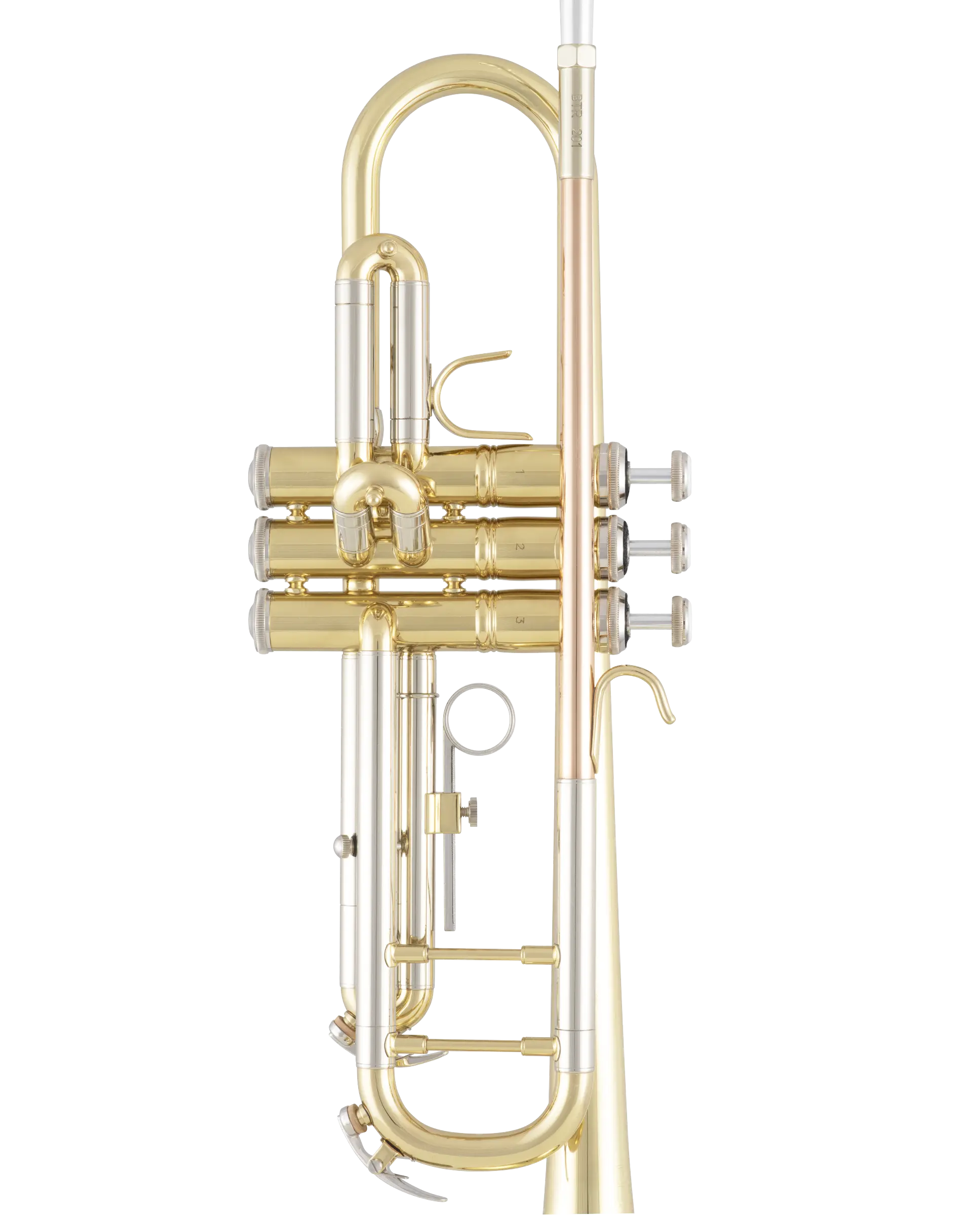BTR201 Bach Student Trumpet D - zoomed in