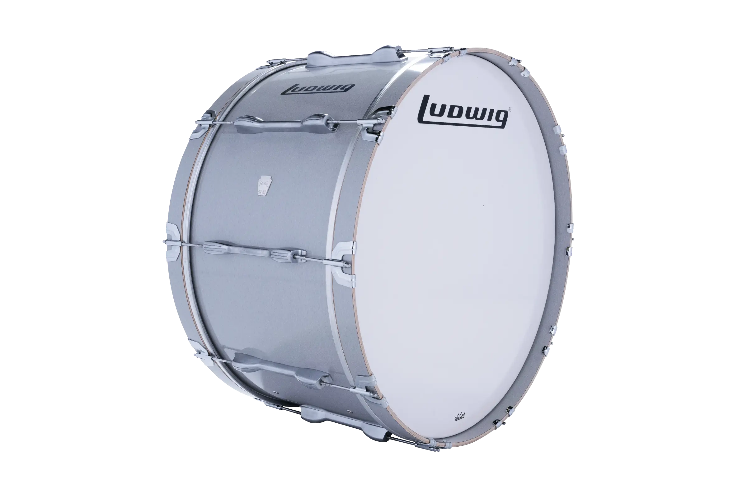 LU2MB30ACG Ludwig 16X30 ULT2 BASS DRUM GRAY - zoomed in