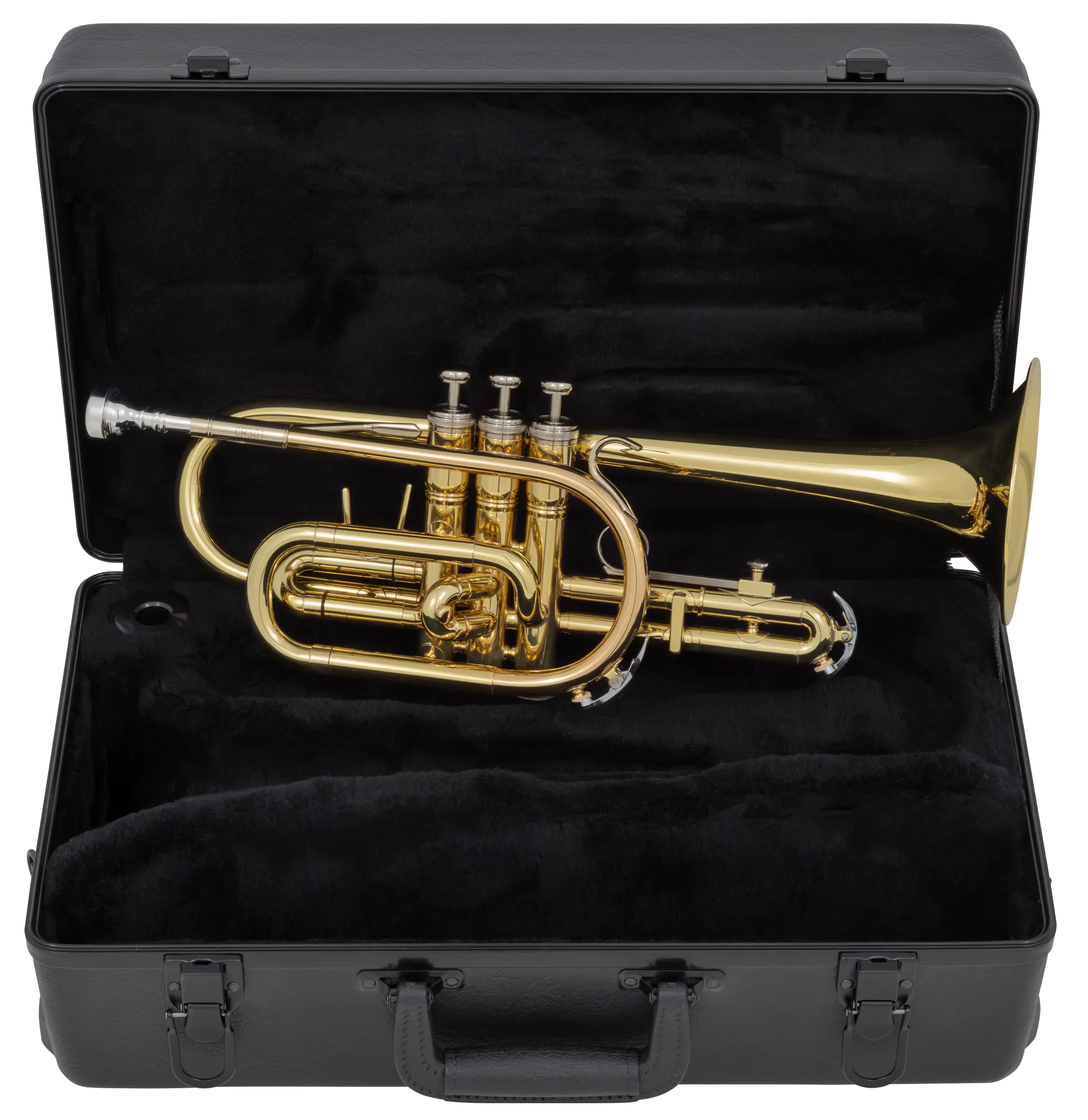 CR301H Bach Beginner Cornet - zoomed in