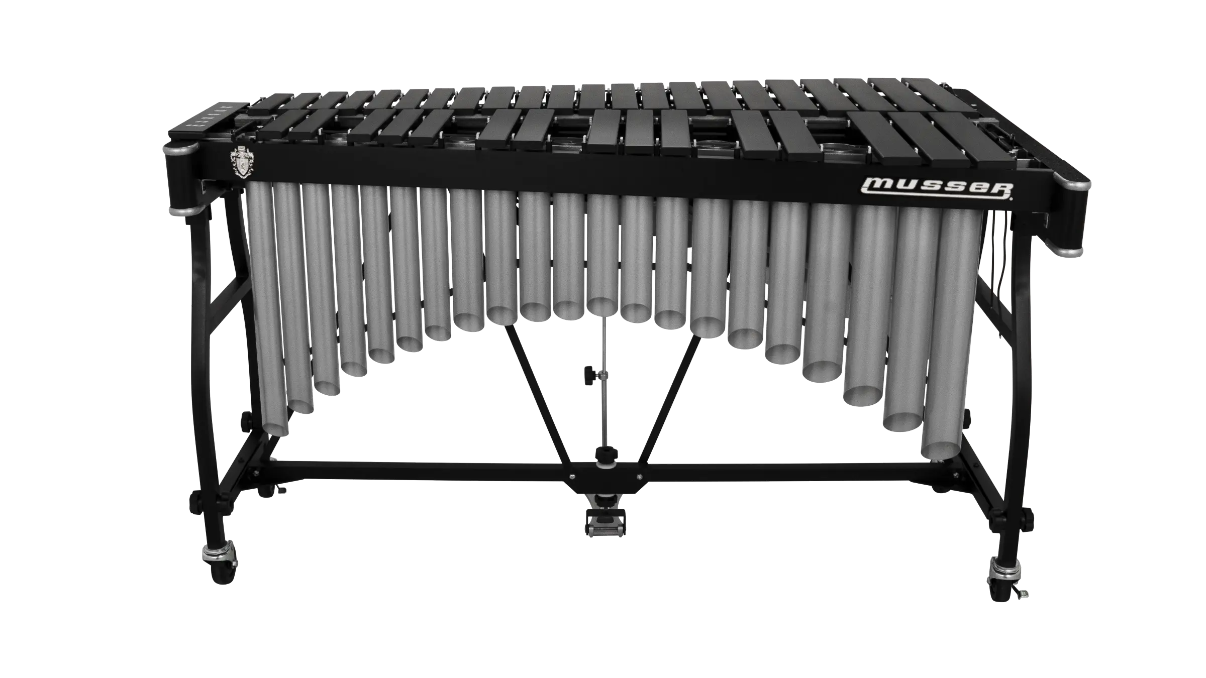 Musser M55B Pro-Vibe Vibraphone Black Bars - zoomed in