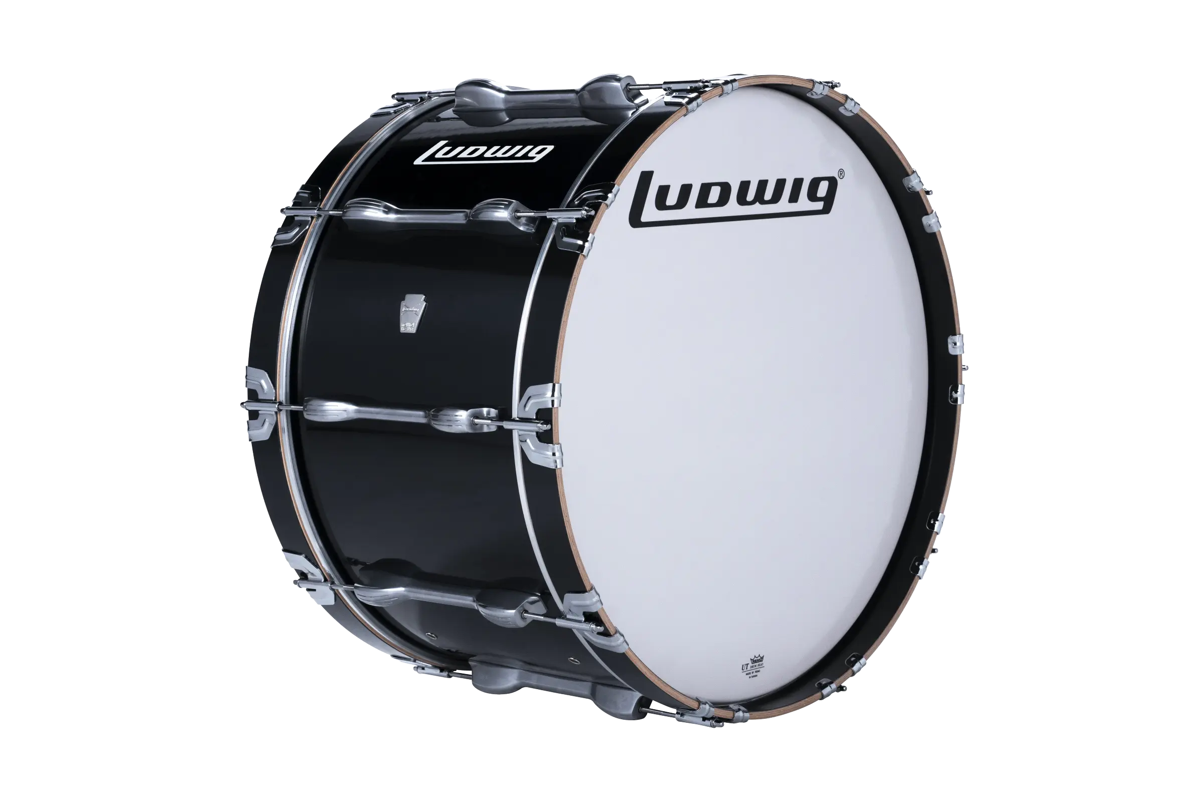 LU2MB24ACB Ludwig 14X24 ULT2 BASS DRUM BLACK - zoomed in