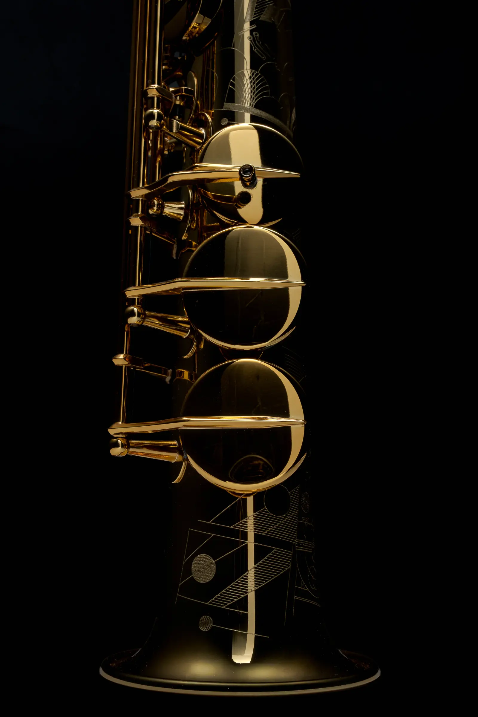 81SIG Henri SELMER Paris Signature Professional Soprano Saxophone - zoomed in