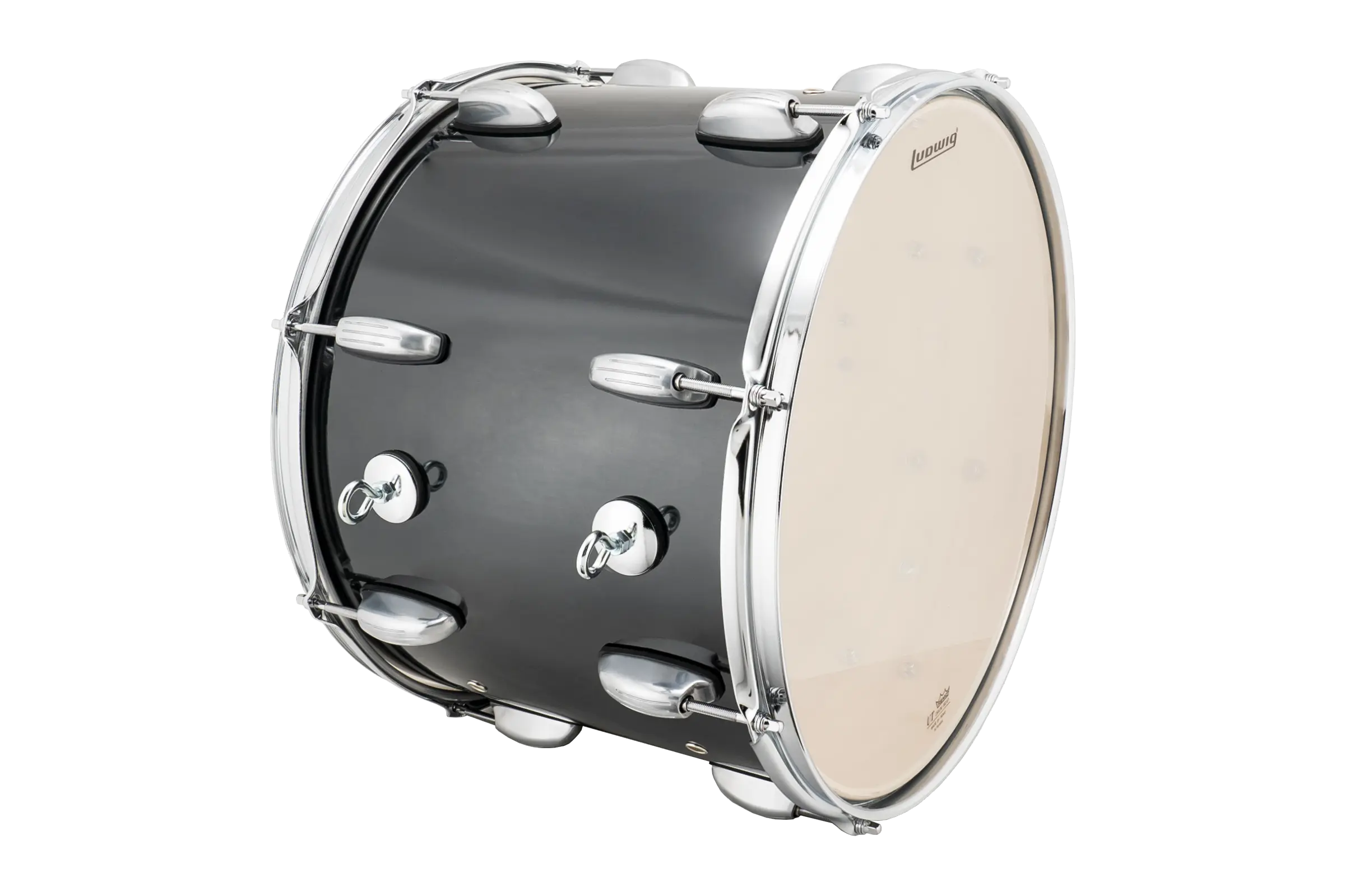 LUCT16PB Ludwig 12X16 Ultimate Chest Tenor Black - zoomed in