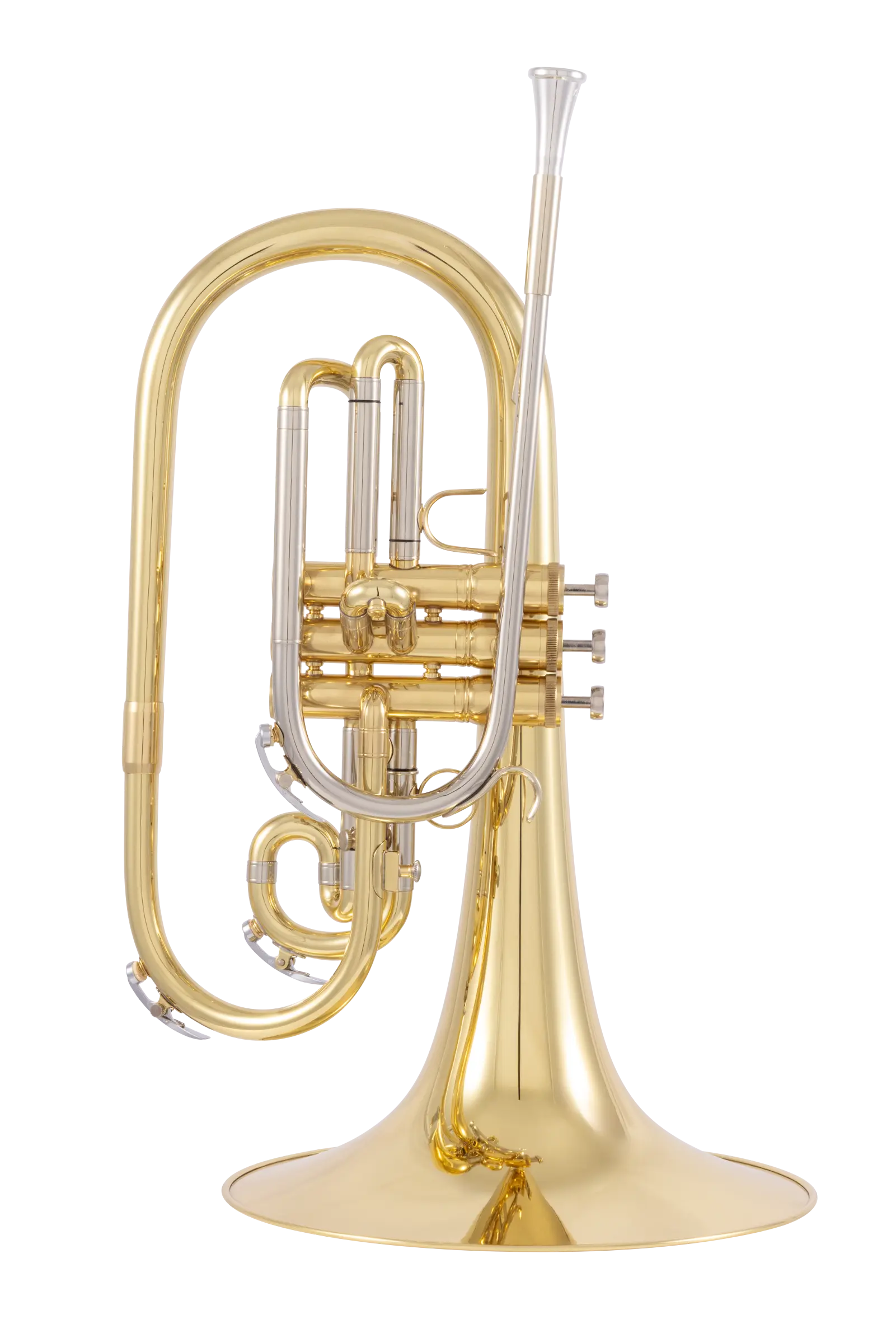 KMP611 King Professional Marching Mellophone - zoomed in