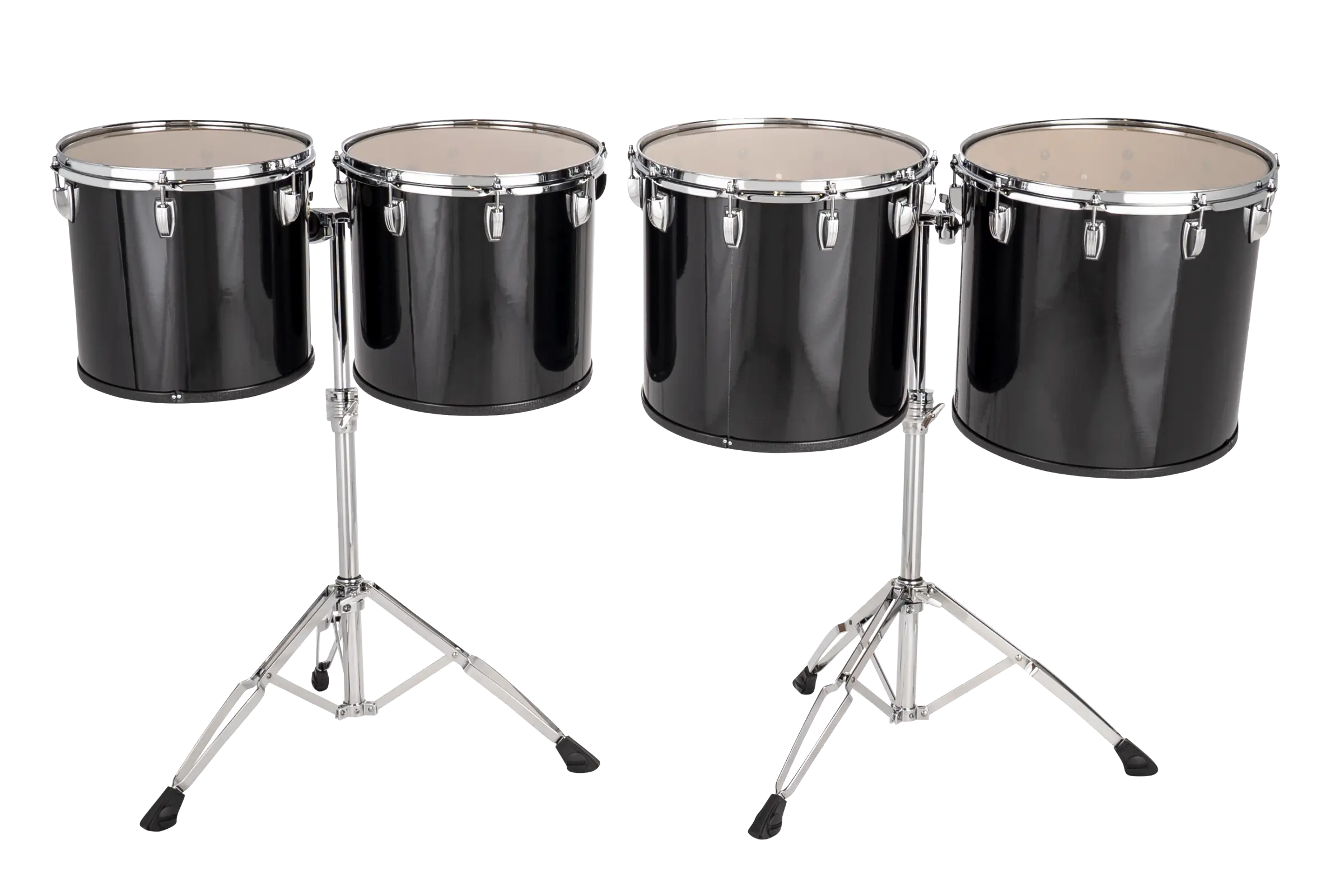 LECTS36TRG Ludwig Concert Toms Low Range Black Cortex B - zoomed in