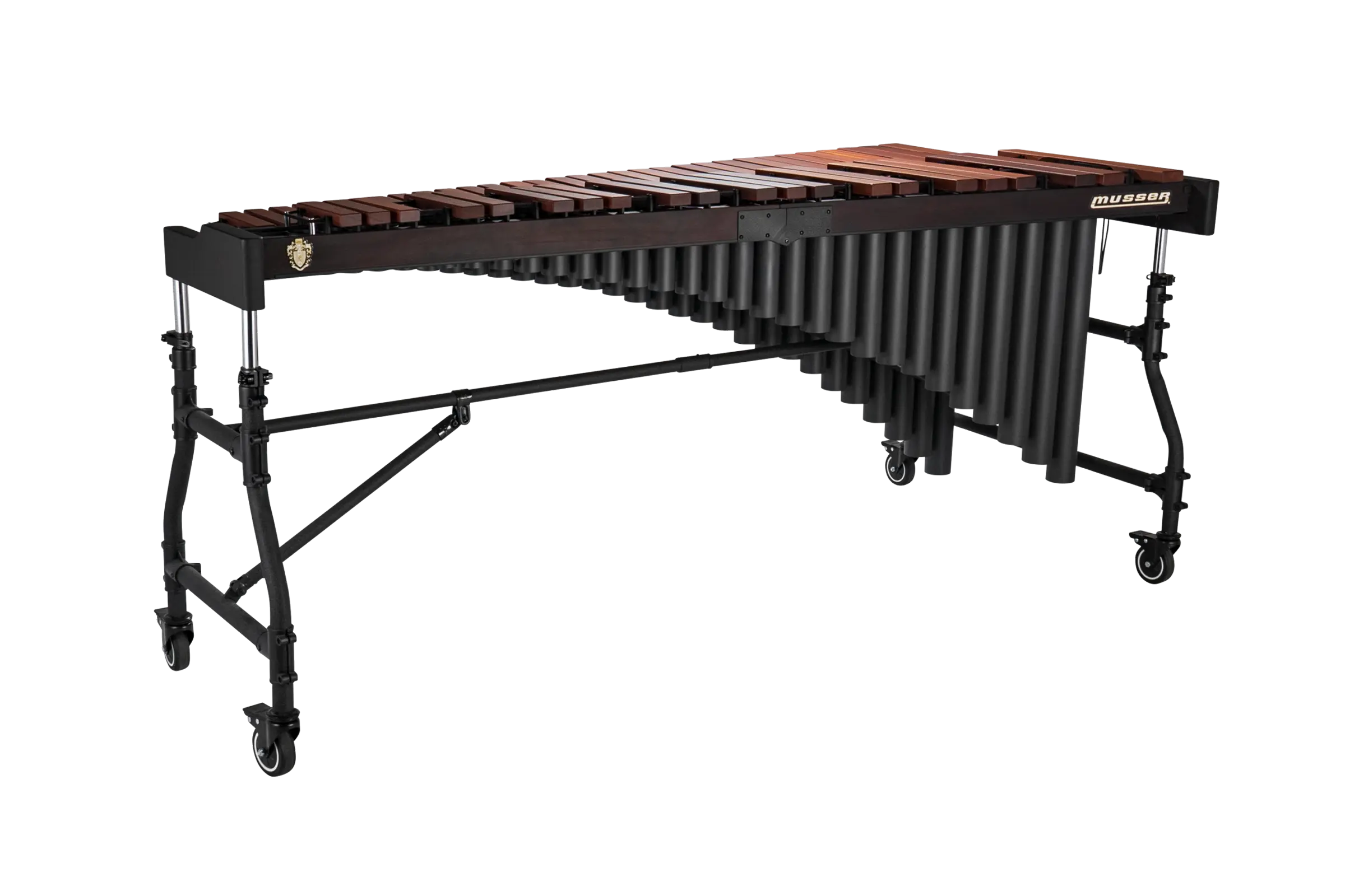MSPM543 Musser Studio Series Padauk Marimba - zoomed in