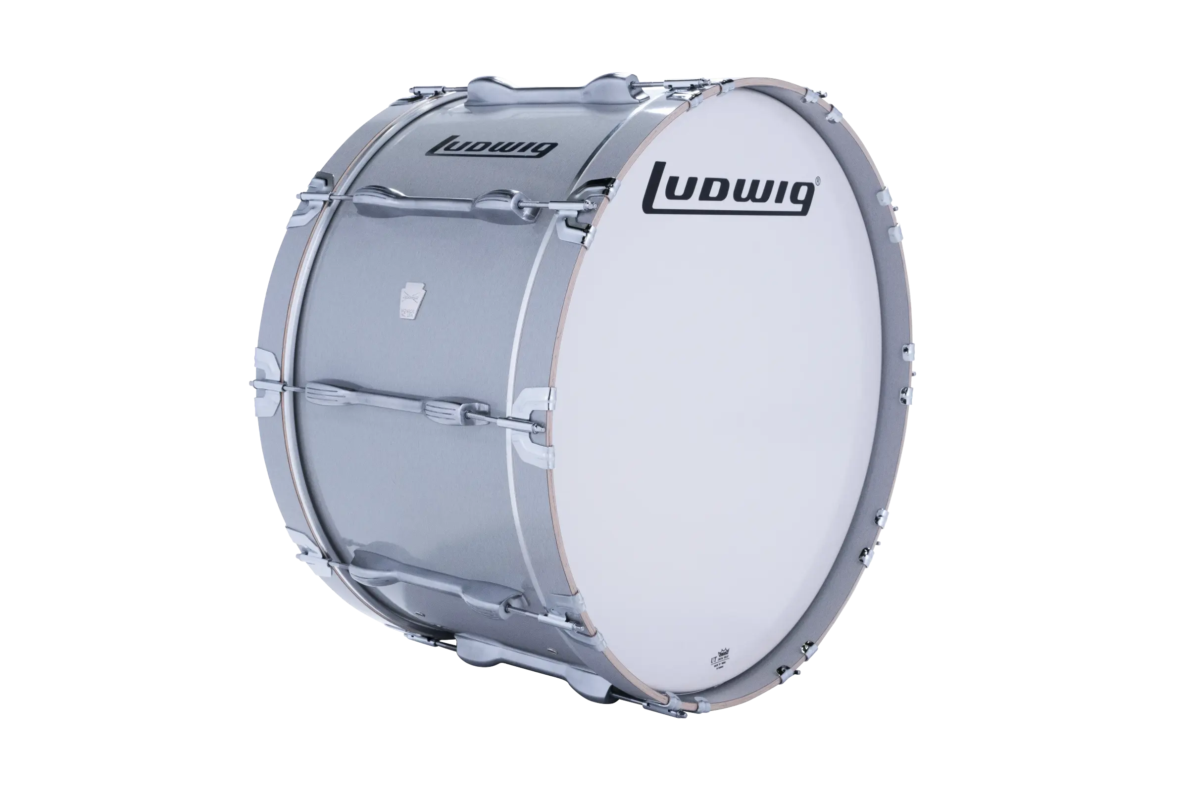 LU2MB26ACG Ludwig 14X26 ULT2 BASS DRUM GRAY - zoomed in