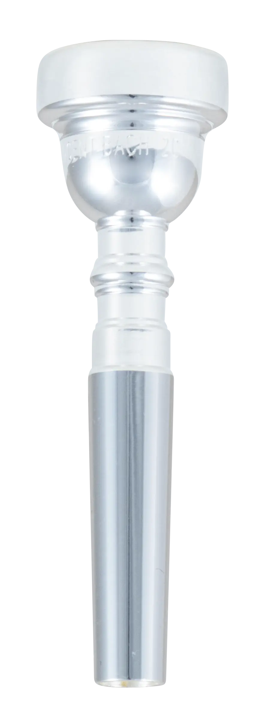 3512C Bach 2C Classic Silver Plated Mouthpiece Trumpet - zoomed in