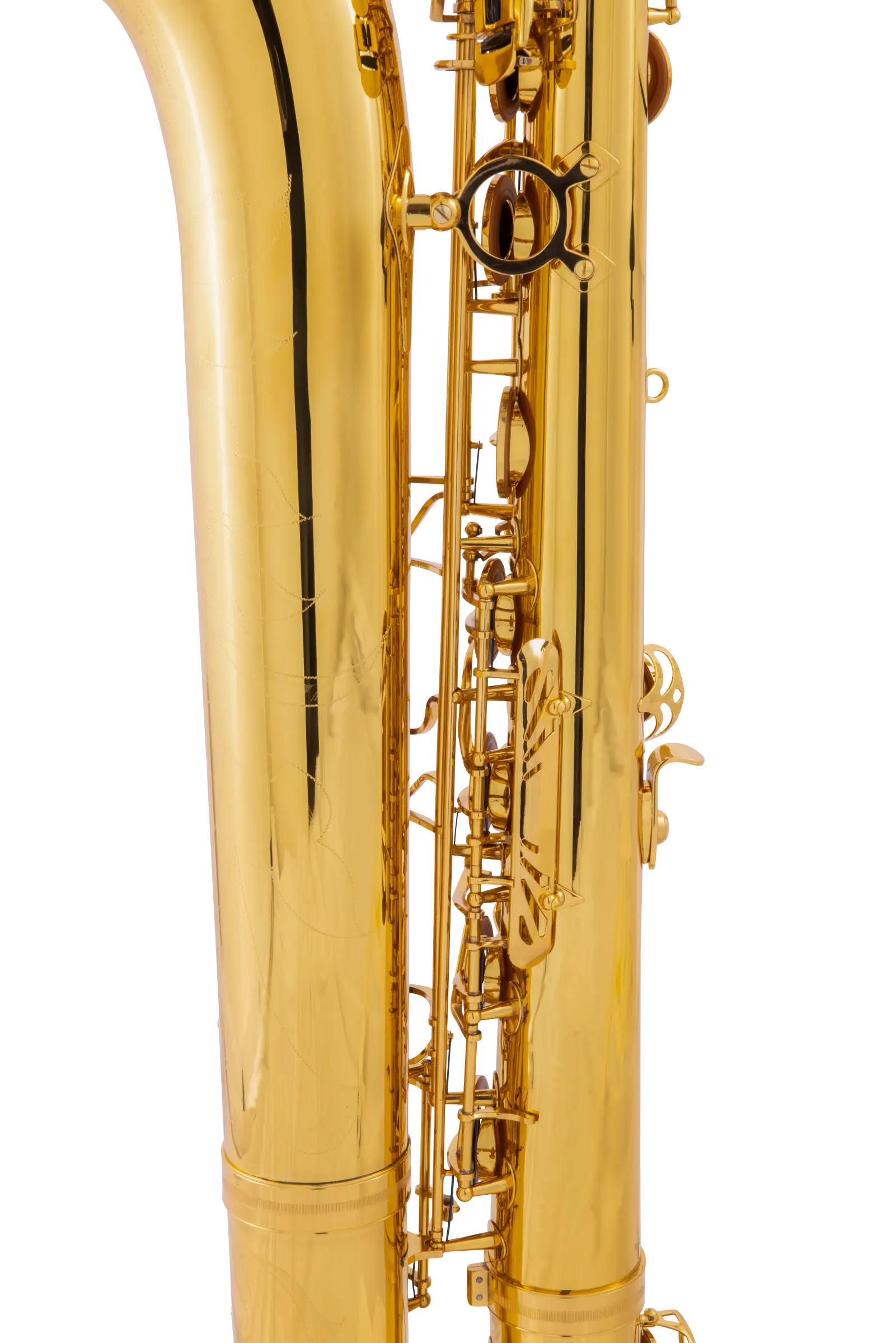 LBS211 Leblanc Student Baritone Saxophone - zoomed in