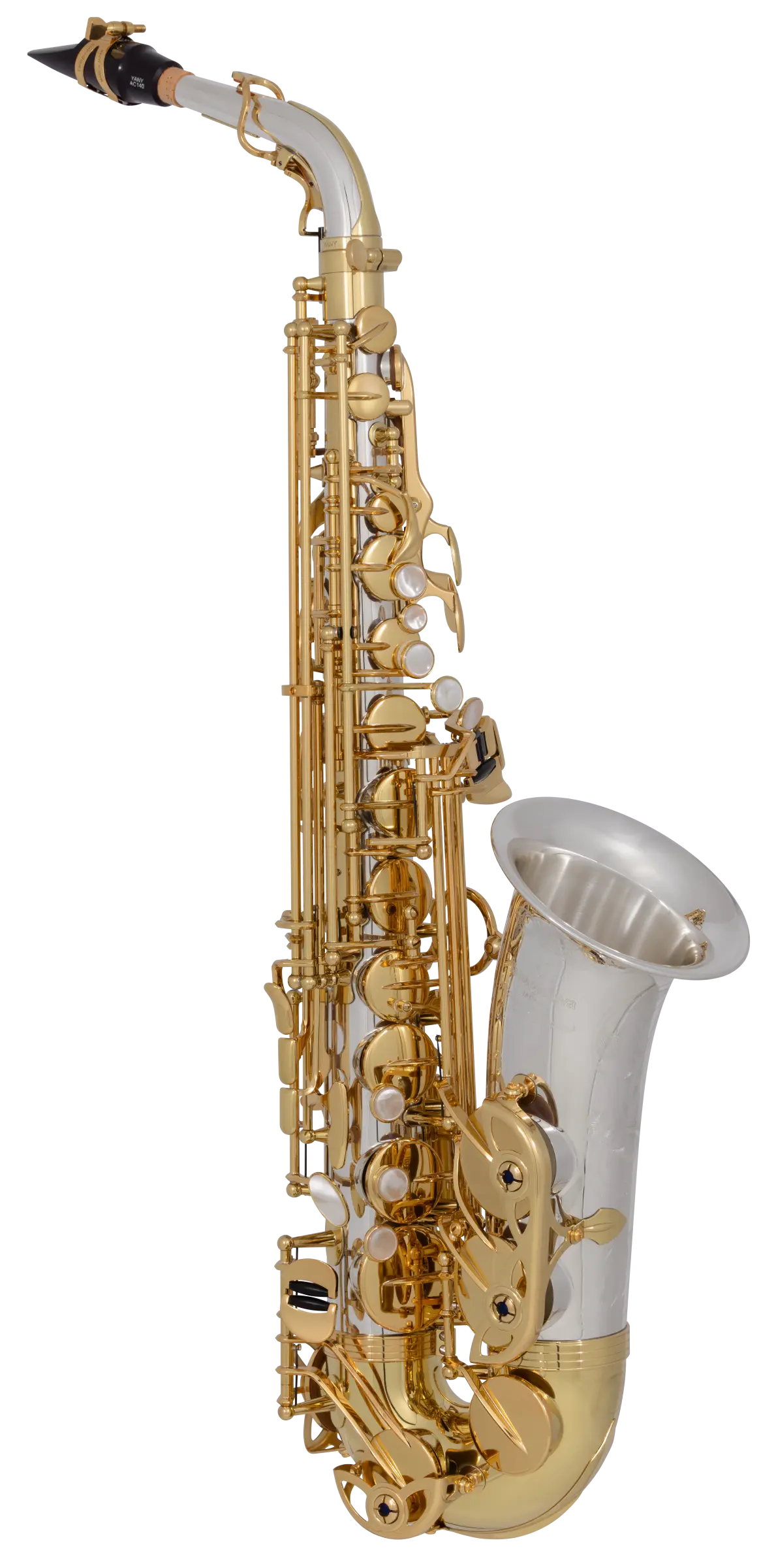 AW035 Yanagisawa Professional Alto Saxophone - zoomed in