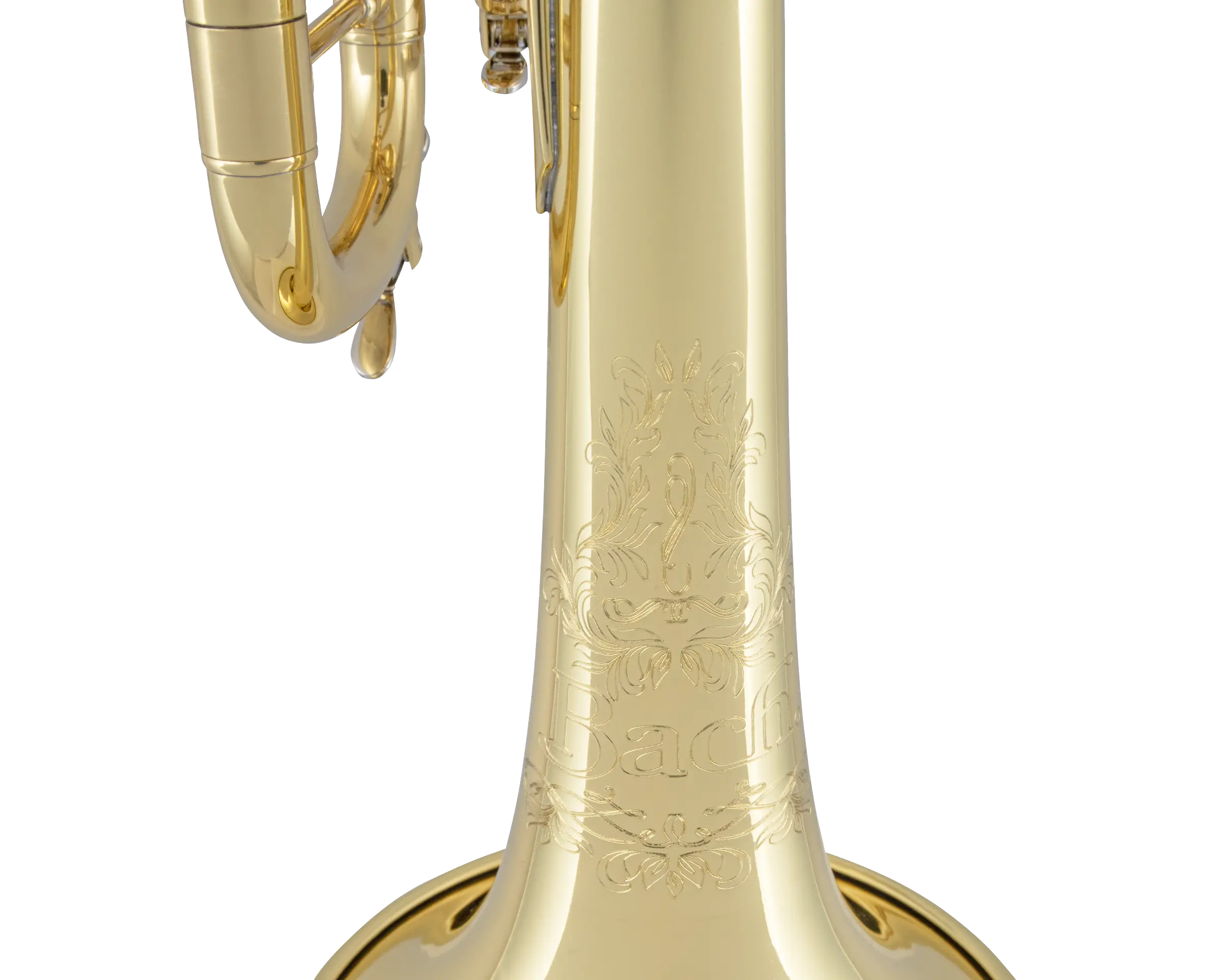BTR411 Bach Intermediate Trumpet C - zoomed in
